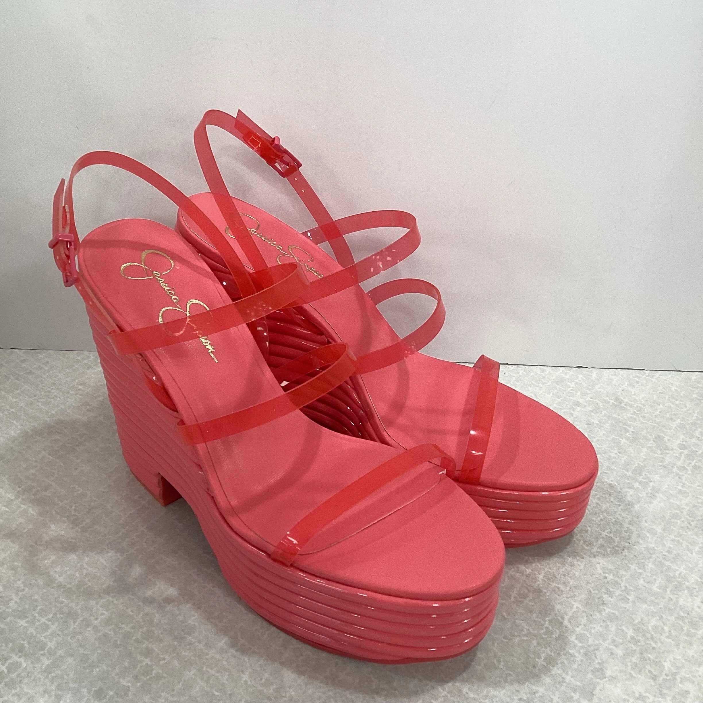 Sandals Heels Block By Jessica Simpson  Size: 10