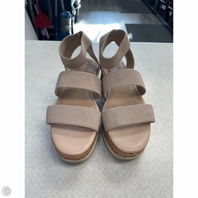 Sandals Heels Platform By Madden Girl In Tan, Size: 8