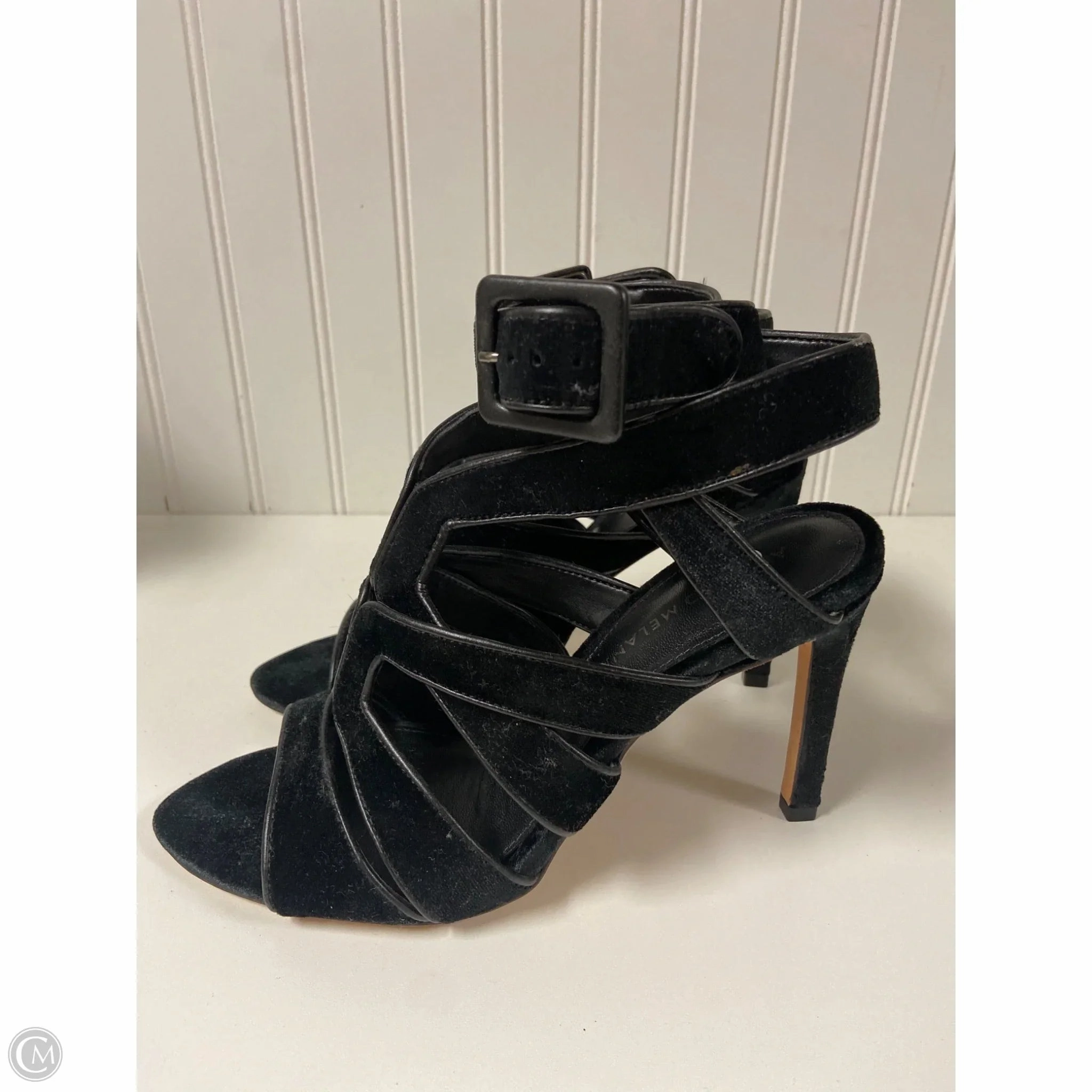 Sandals Heels Stiletto By Antonio Melani In Black, Size: 8