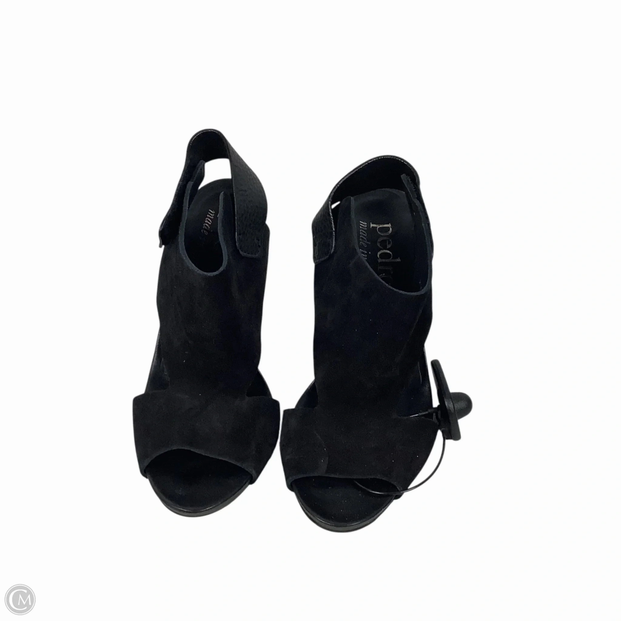Sandals Heels Stiletto By Clothes Mentor In Black, Size: 7.5