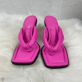 Sandals Heels Stiletto By Clothes Mentor In Pink, Size: 7.5