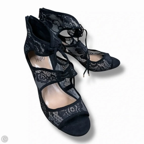 Sandals Heels Stiletto By Impo In Black, Size: 9.5