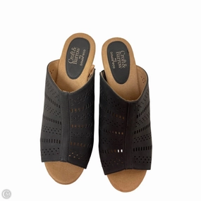 Sandals Heels Wedge By Croft And Barrow In Black, Size: 7
