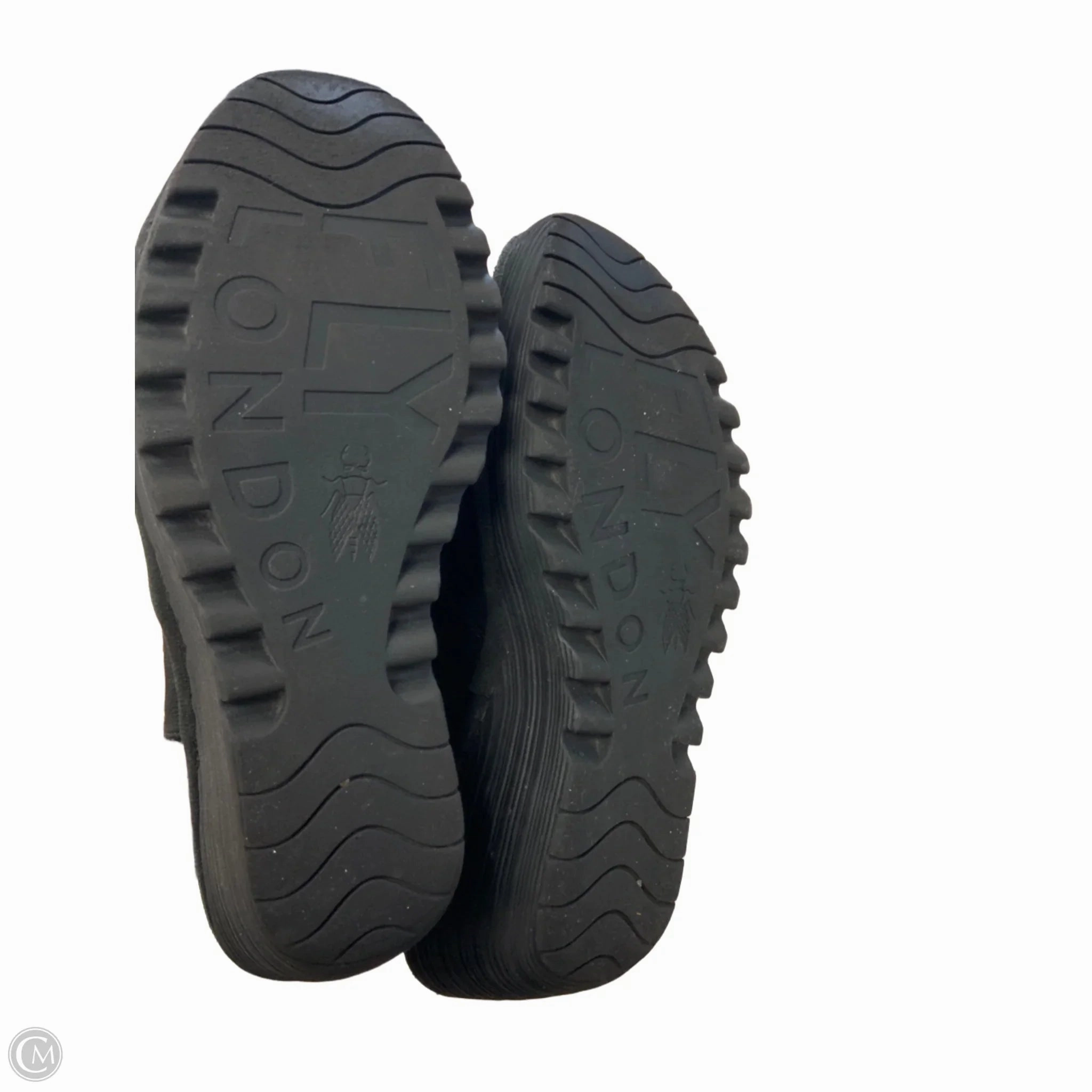 Sandals Heels Wedge By Fly London In Black, Size: 10