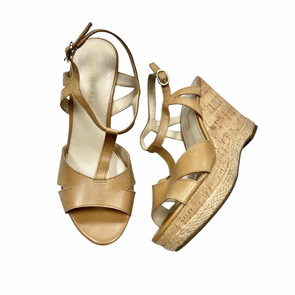 Sandals Heels Wedge By Franco Sarto  Size: 8