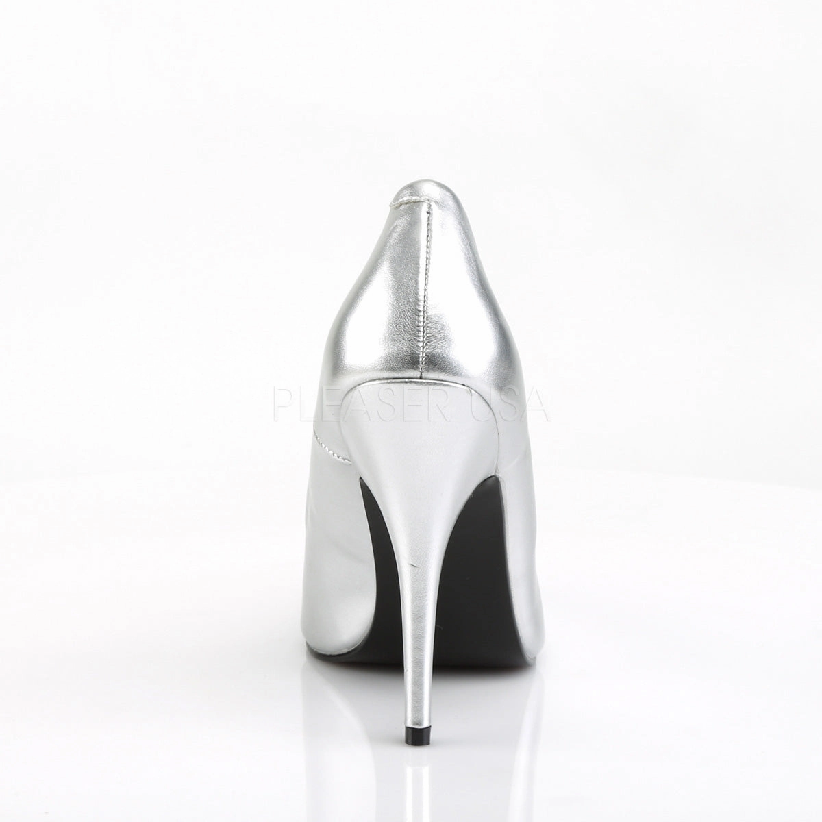SEDUCE-420  Silver Faux Leather