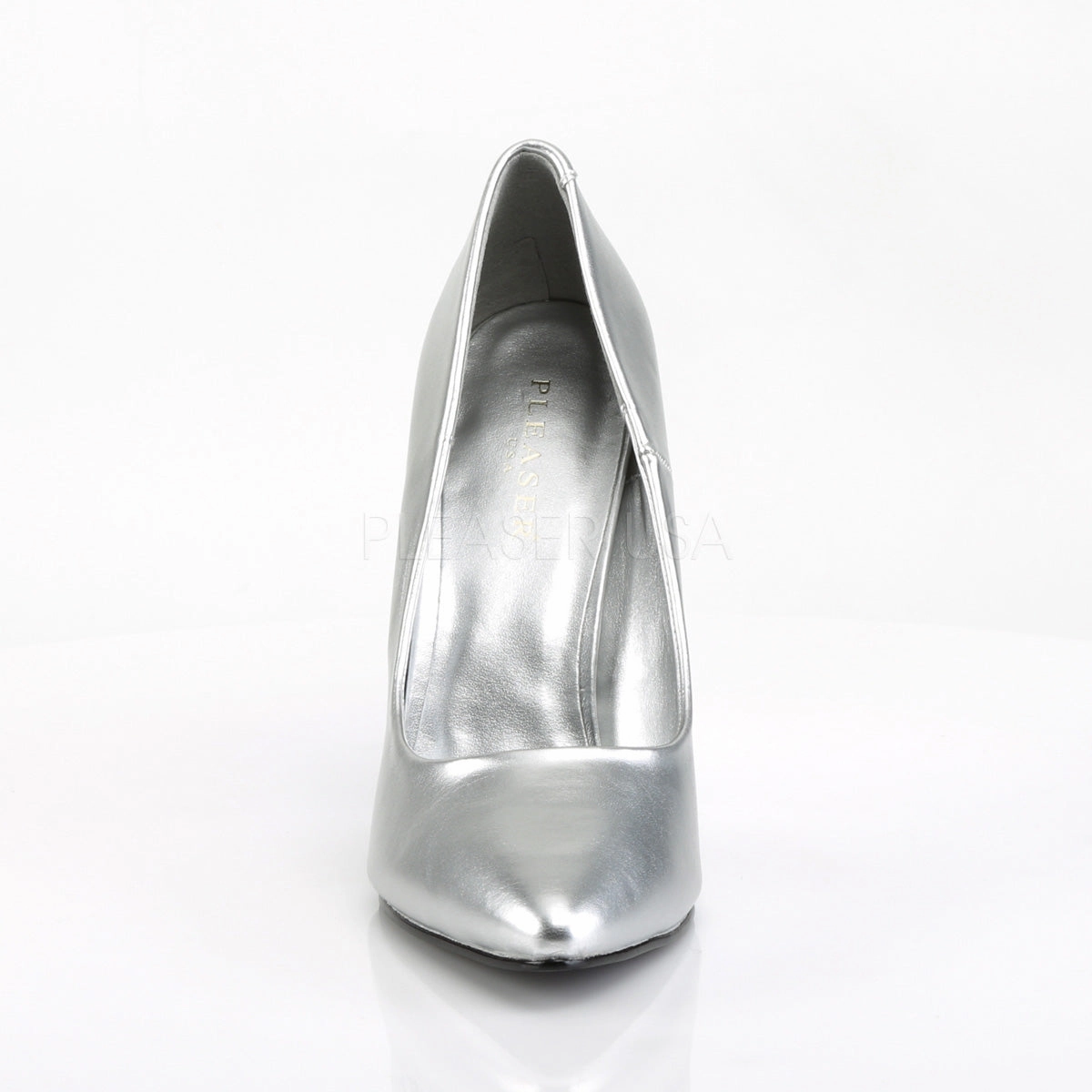 SEDUCE-420  Silver Faux Leather