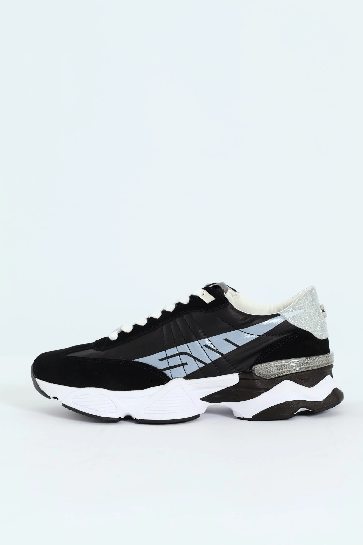 Setback Sportie Sneaker - Black/White