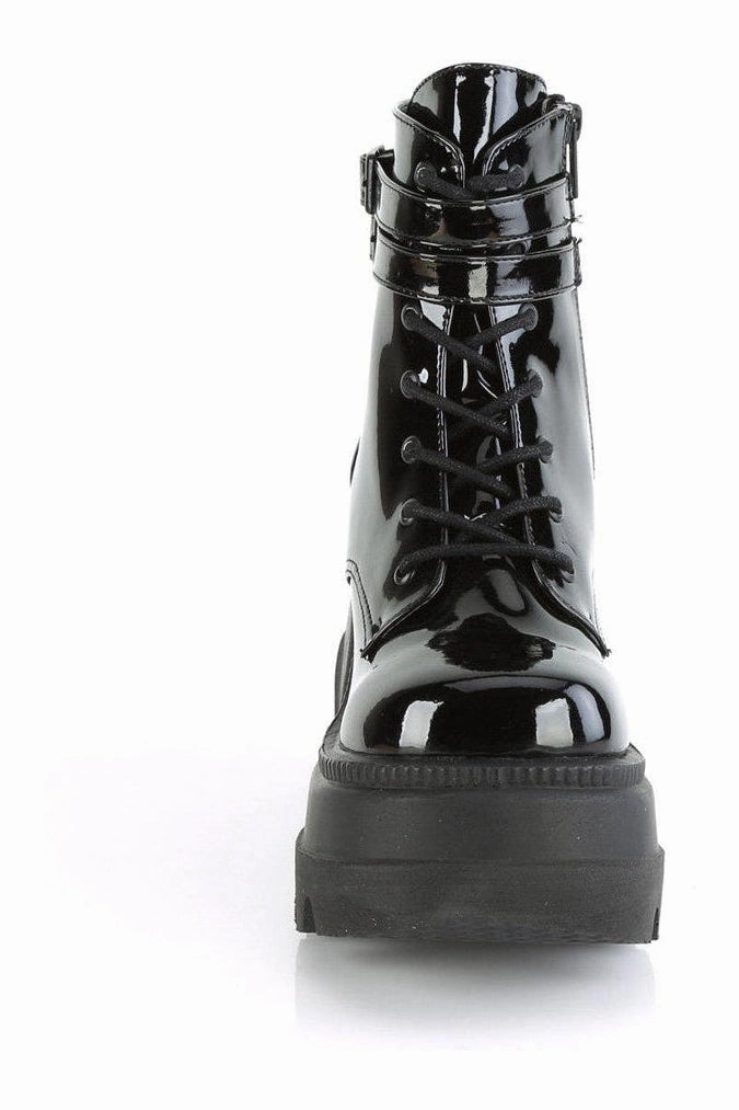 SHAKER-52 Ankle Boot | Black Patent