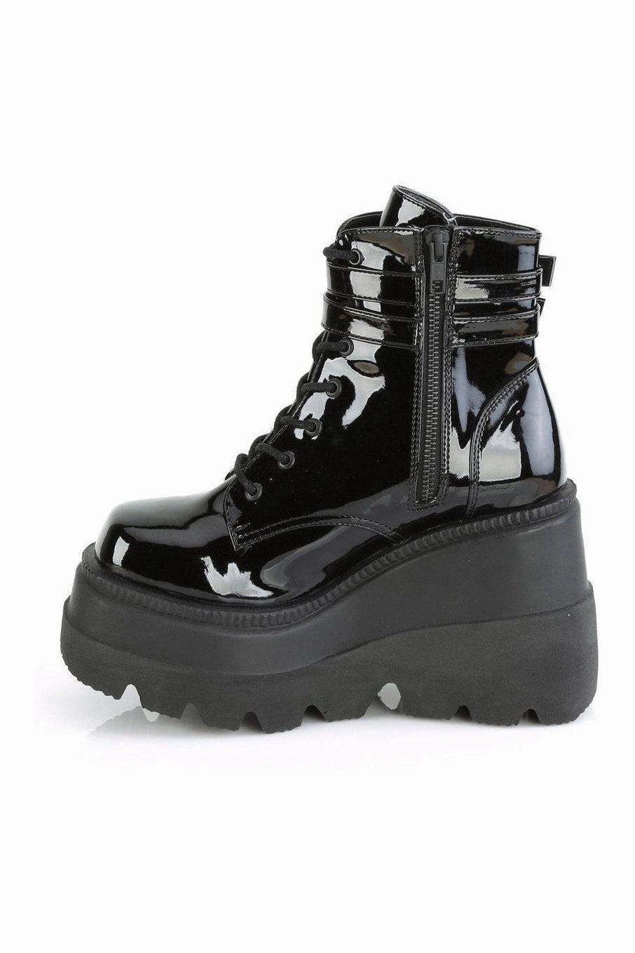 SHAKER-52 Ankle Boot | Black Patent
