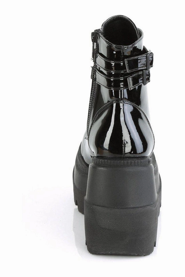 SHAKER-52 Ankle Boot | Black Patent