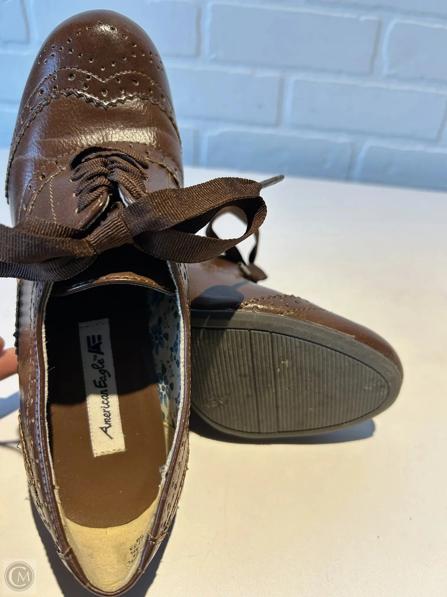 Shoes Heels Block By American Eagle In Brown, Size: 6