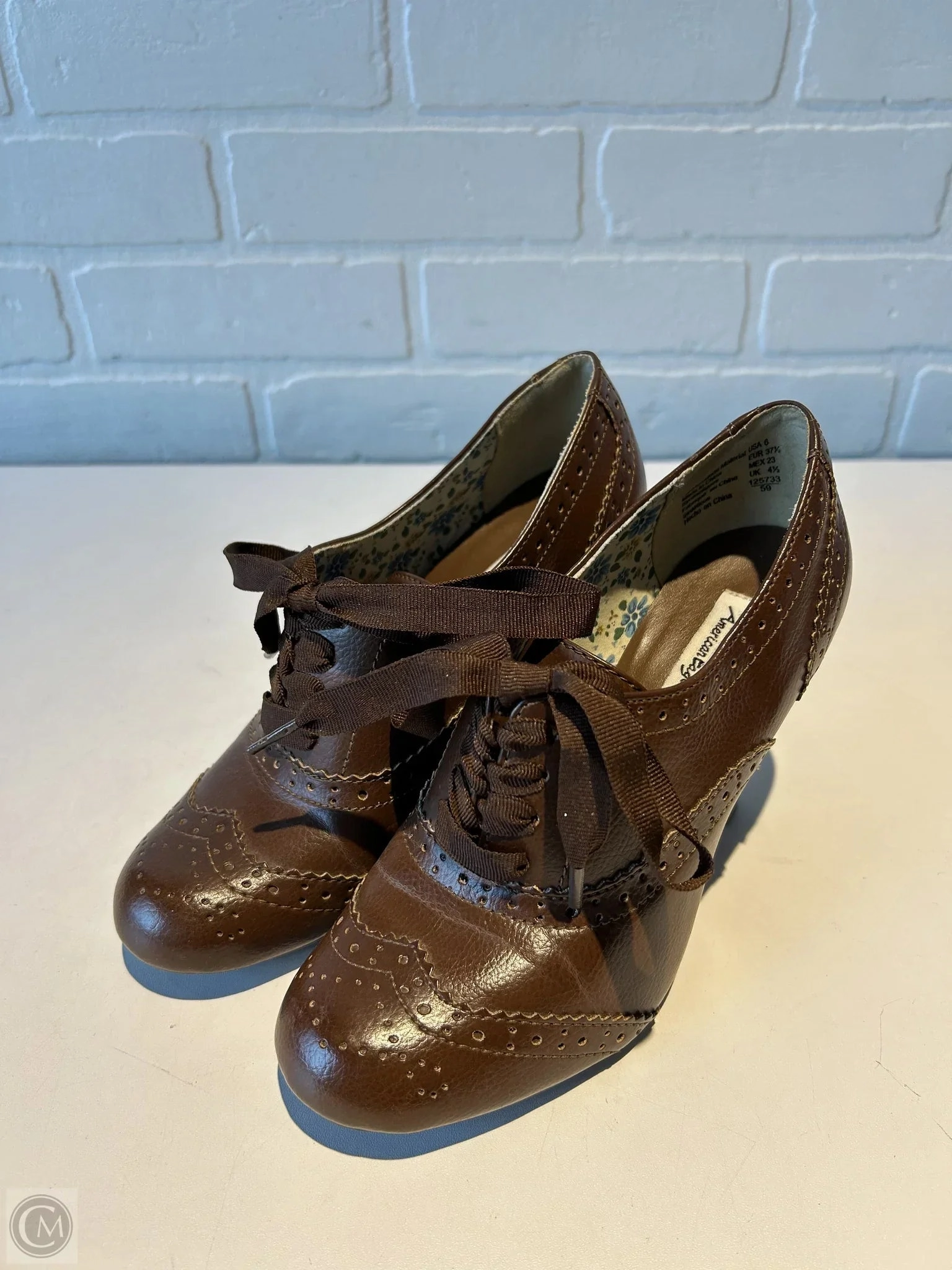 Shoes Heels Block By American Eagle In Brown, Size: 6