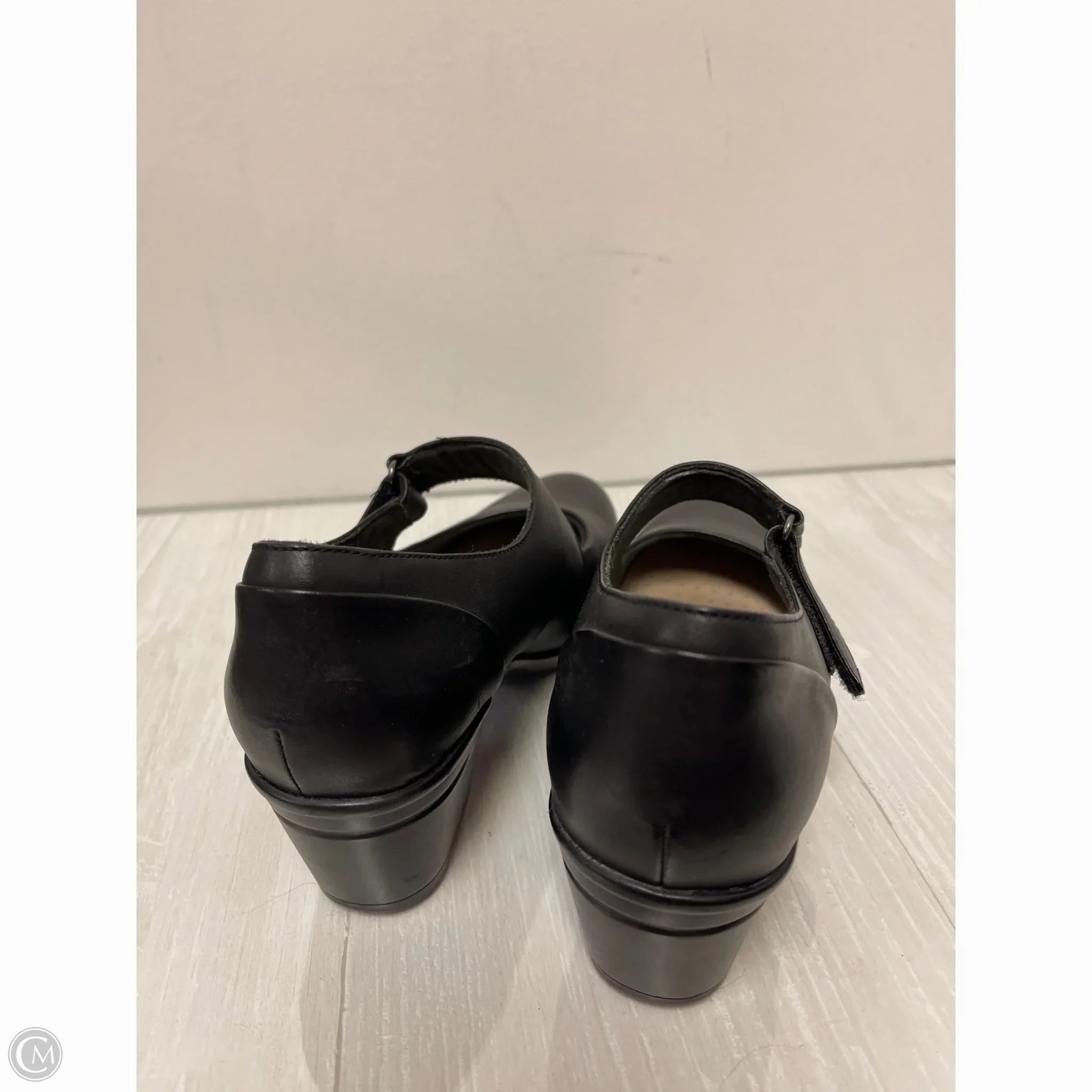 Shoes Heels Block By Clarks In Black, Size: 7.5