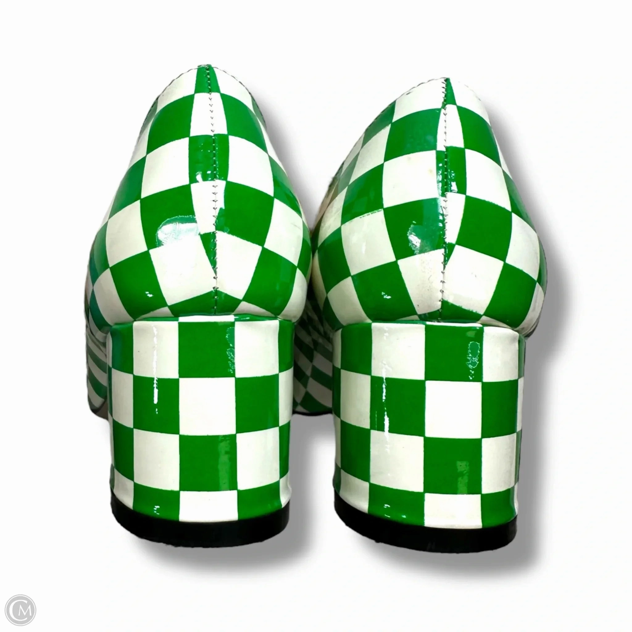 Shoes Heels Block By Clothes Mentor In Green, Size: 6.5