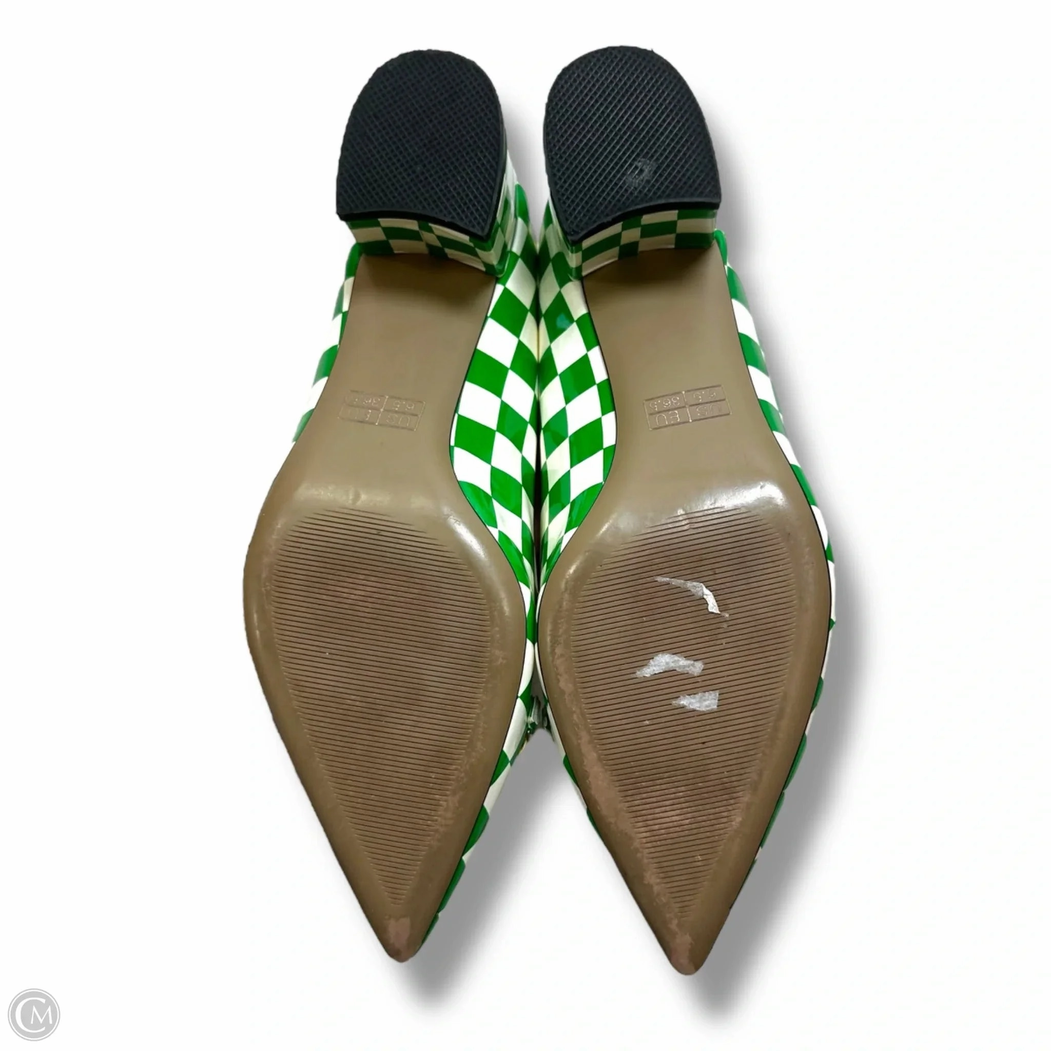 Shoes Heels Block By Clothes Mentor In Green, Size: 6.5