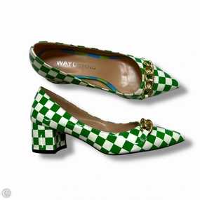 Shoes Heels Block By Clothes Mentor In Green, Size: 6.5