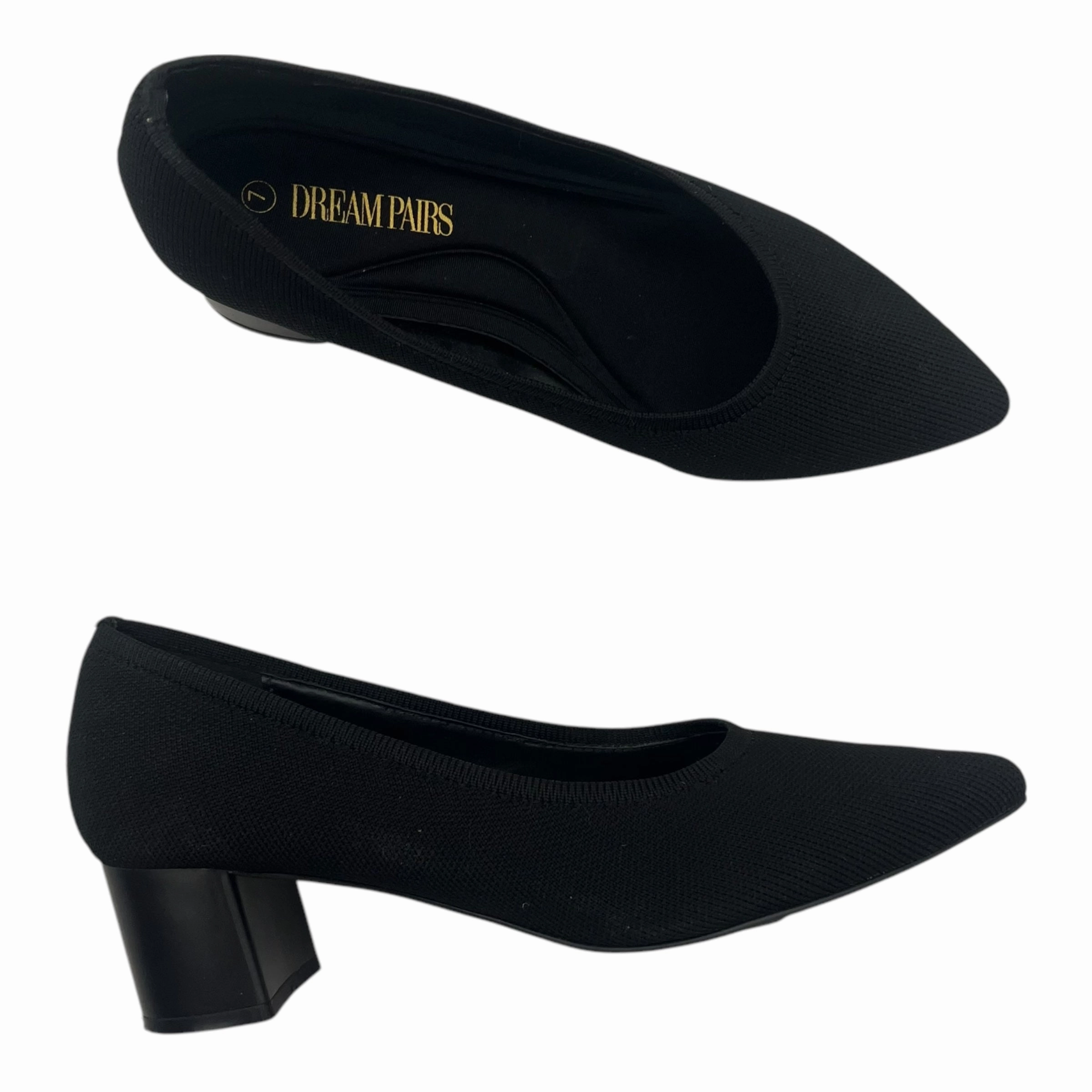 Shoes Heels Block By Cme In Black, Size:7