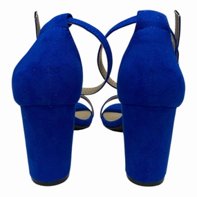 Shoes Heels Block By Cme In Blue, Size:7.5