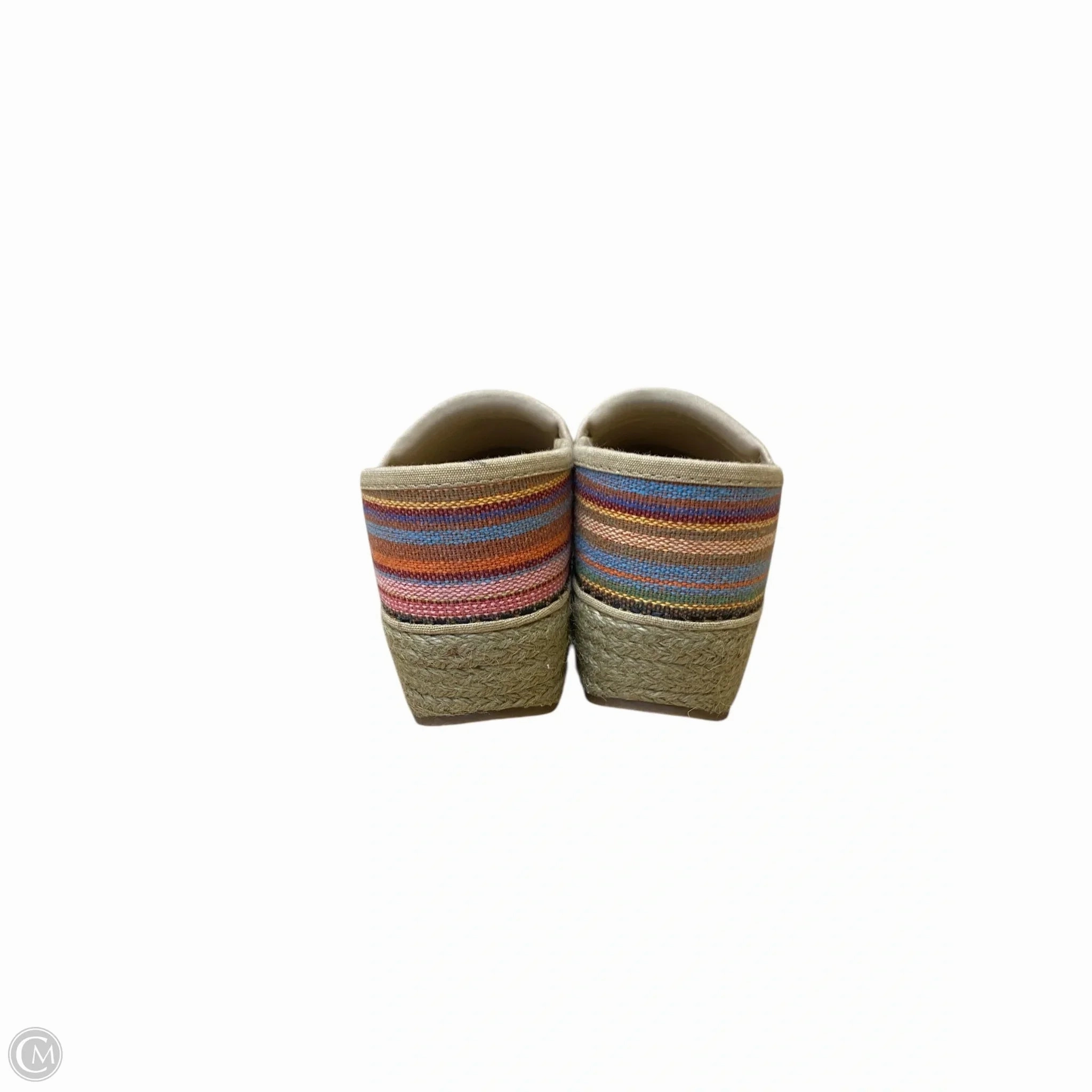 Shoes Heels Block By Dansko In Striped Pattern, Size: 8