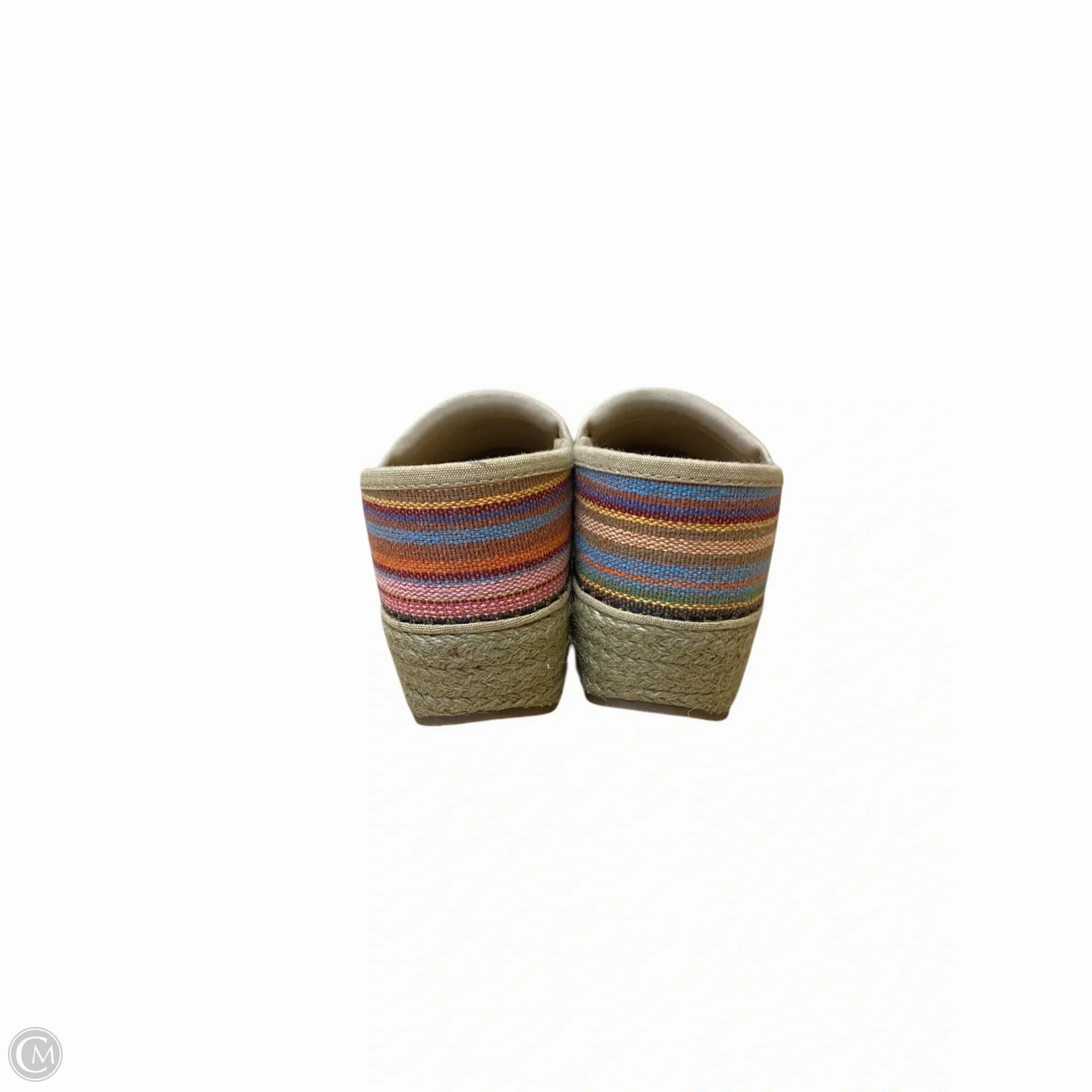 Shoes Heels Block By Dansko In Striped Pattern, Size: 8