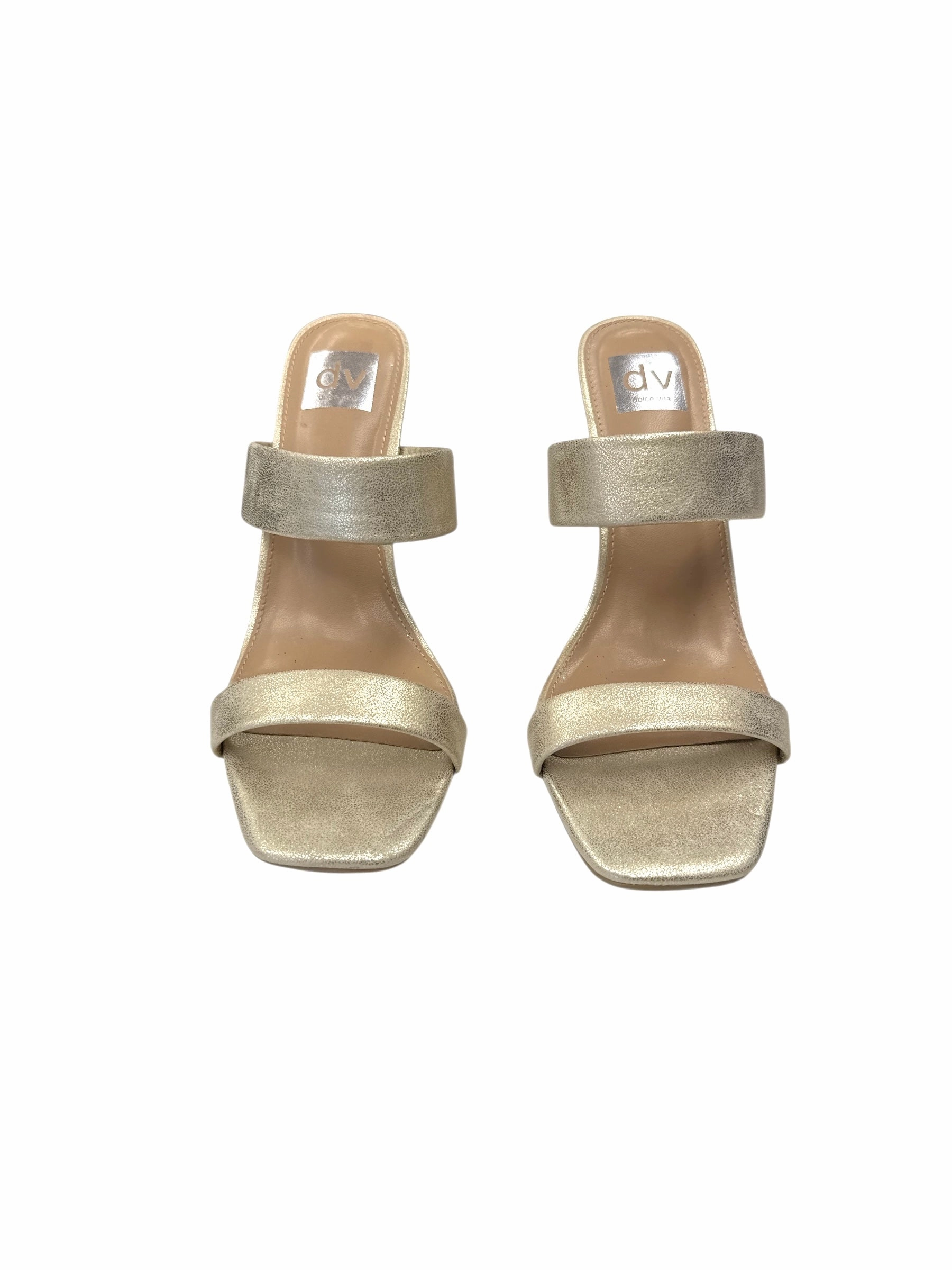 SHOES HEELS BLOCK by DOLCE VITA In GOLD, Size: 10