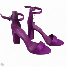 Shoes Heels Block By Gianni Bini In Purple, Size: 9