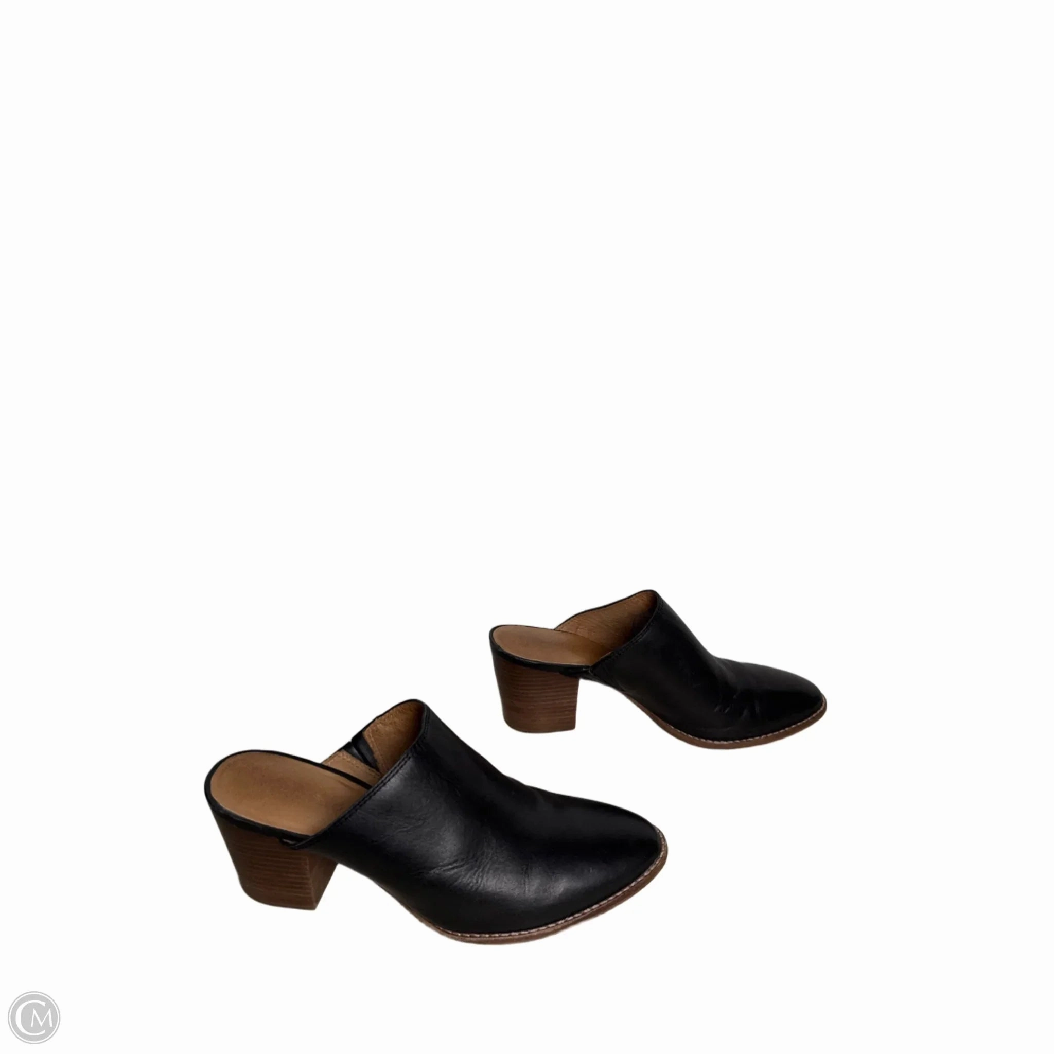 Shoes Heels Block By Madewell In Black, Size: 10