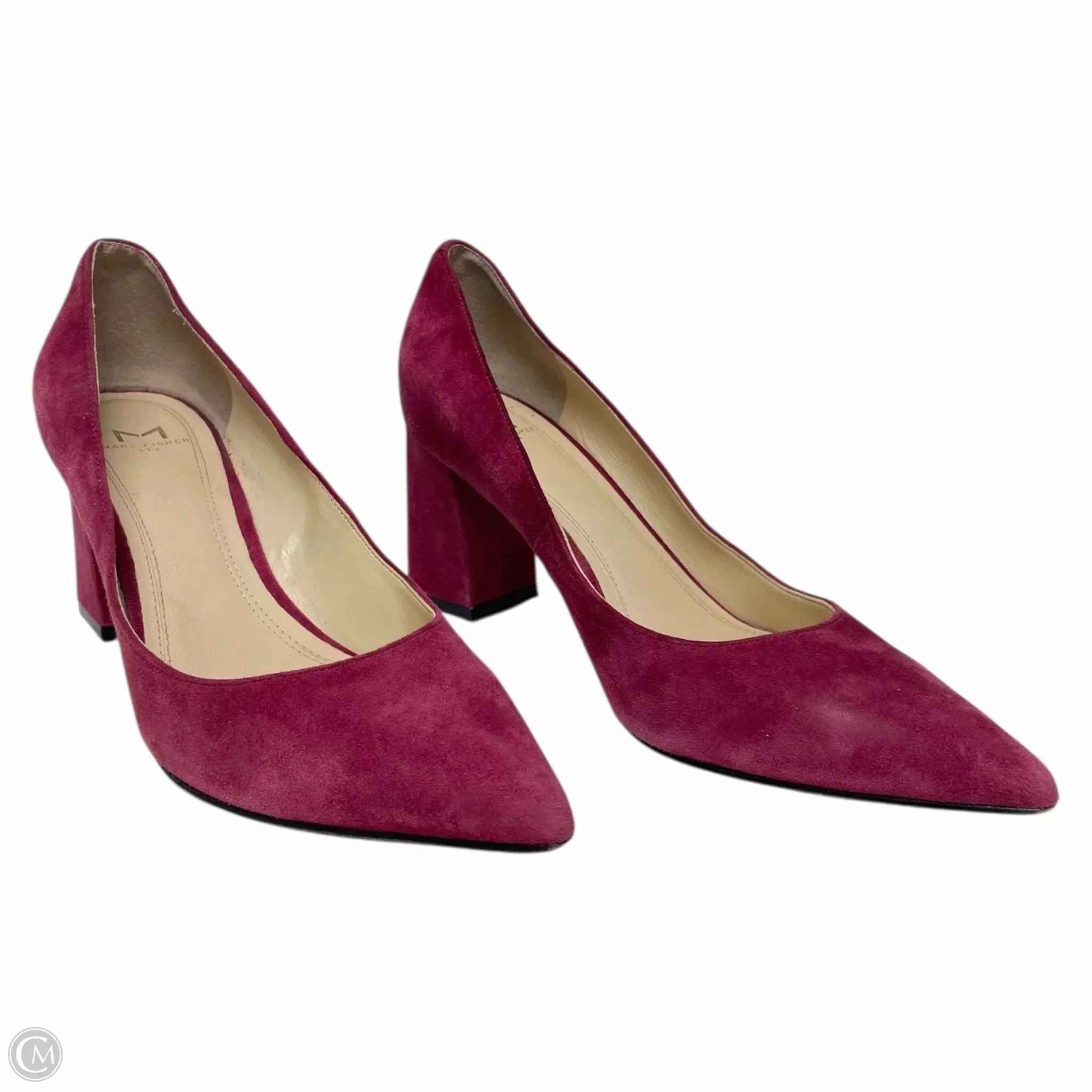 Shoes Heels Block By Marc Fisher In Purple, Size: 6.5