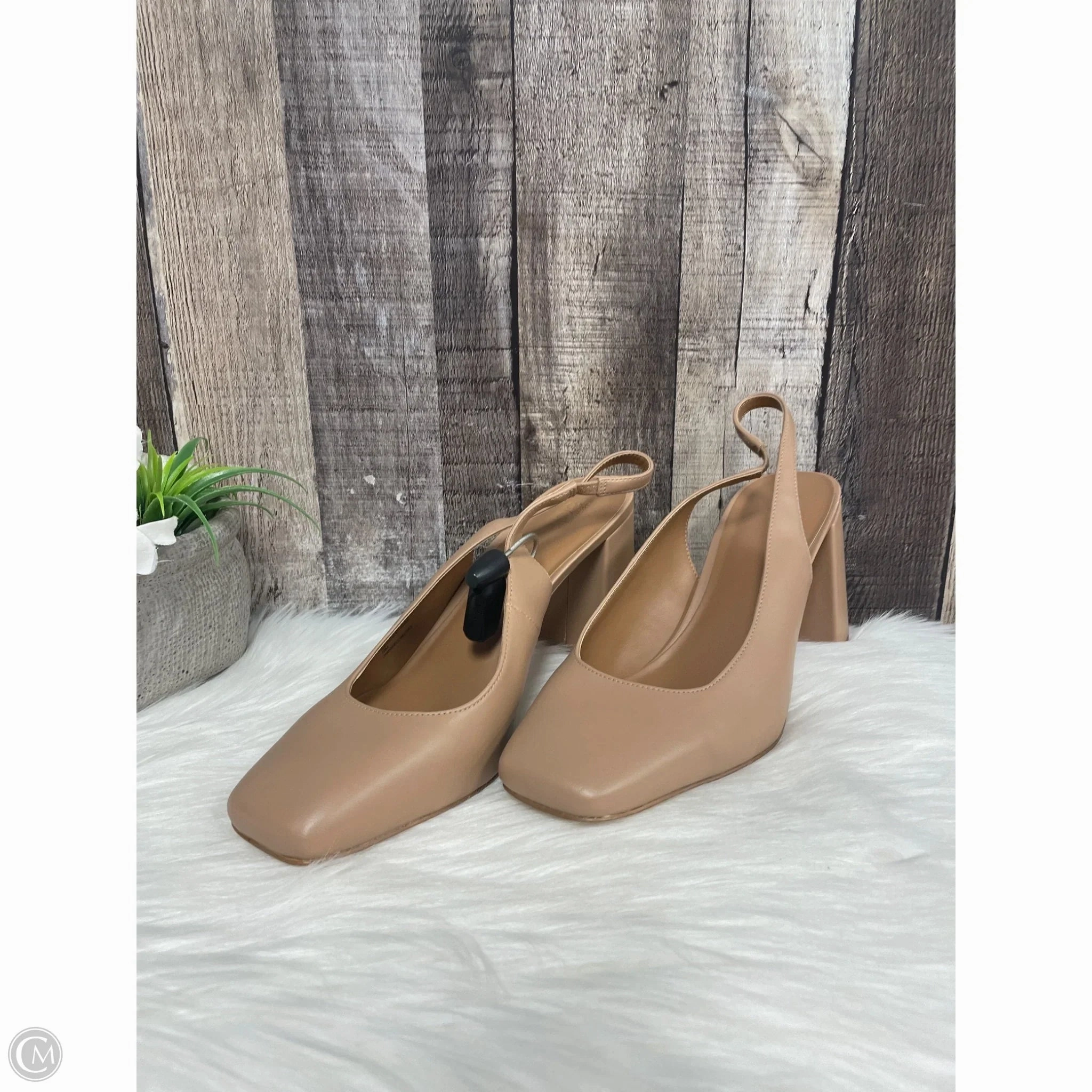 Shoes Heels Block By Nordstrom In Tan, Size: 10