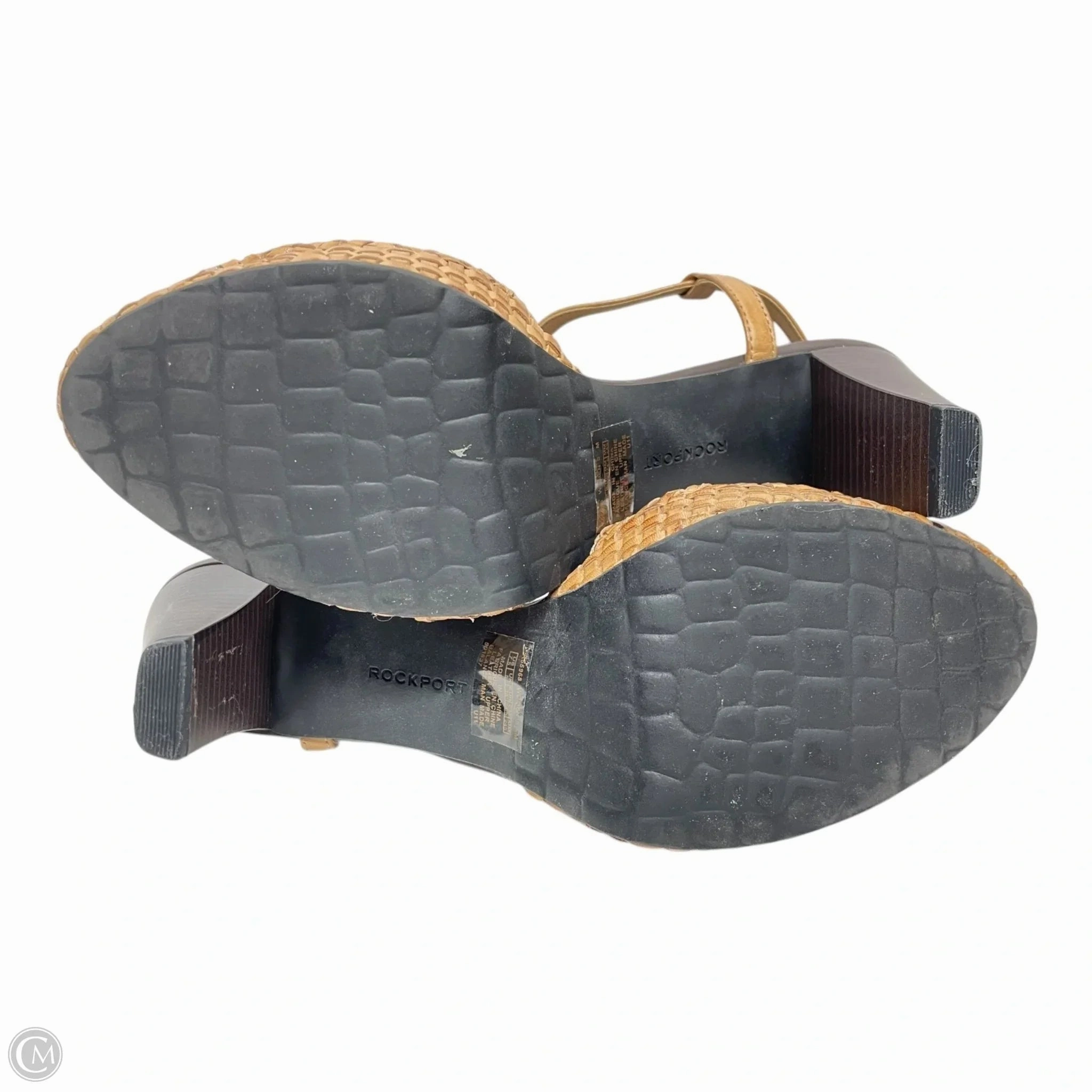Shoes Heels Block By Rockport In Brown, Size: 7.5