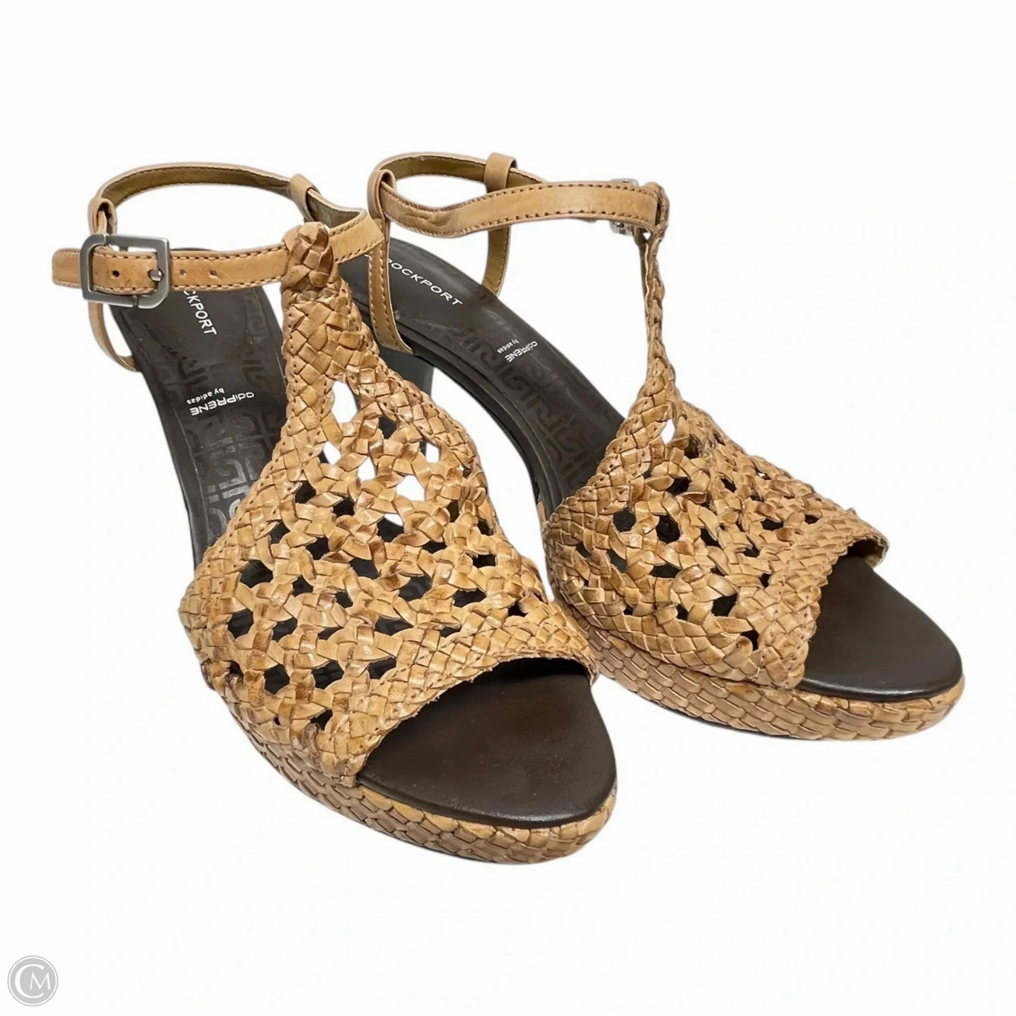 Shoes Heels Block By Rockport In Brown, Size: 7.5