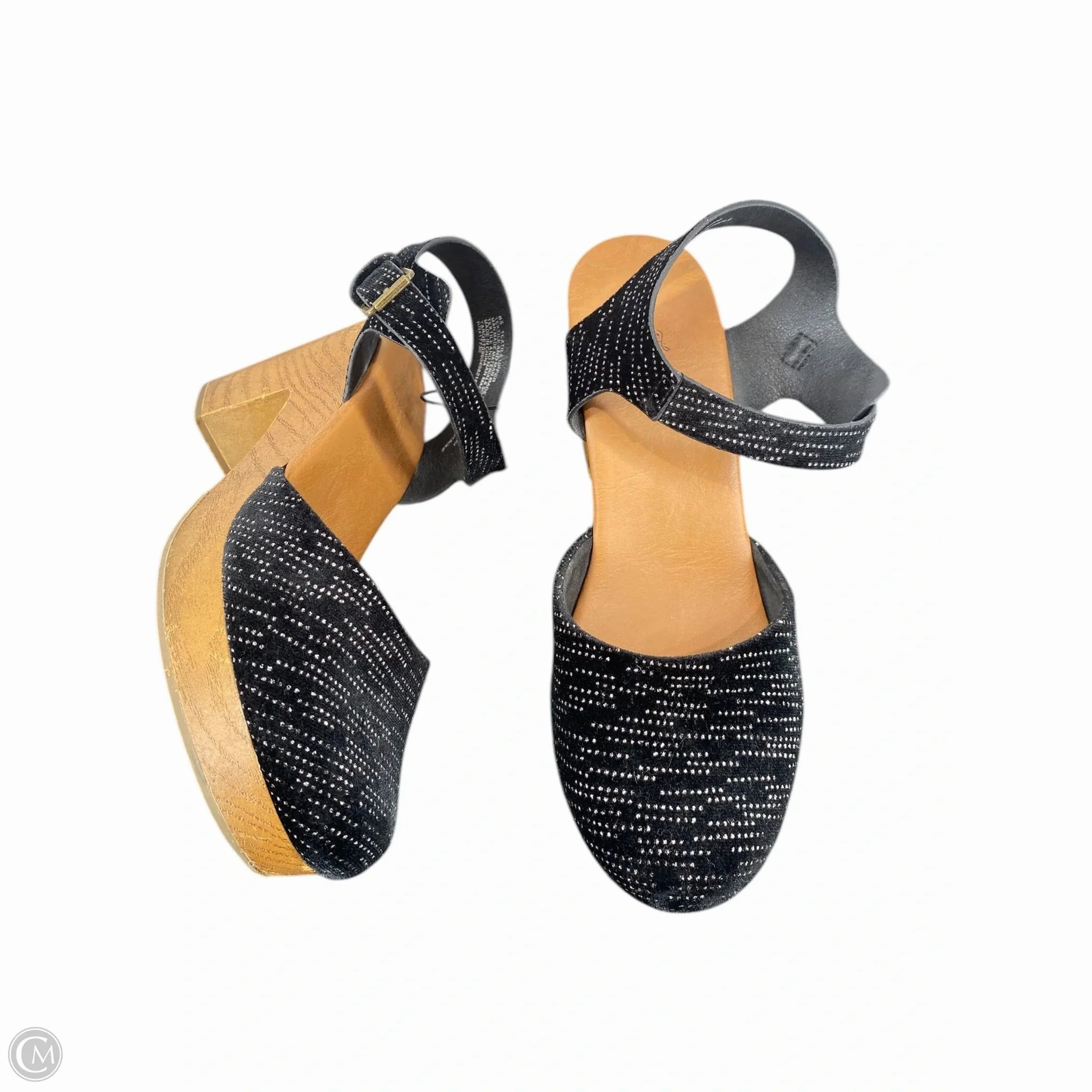 Shoes Heels Block By Universal Thread In Black, Size: 8.5