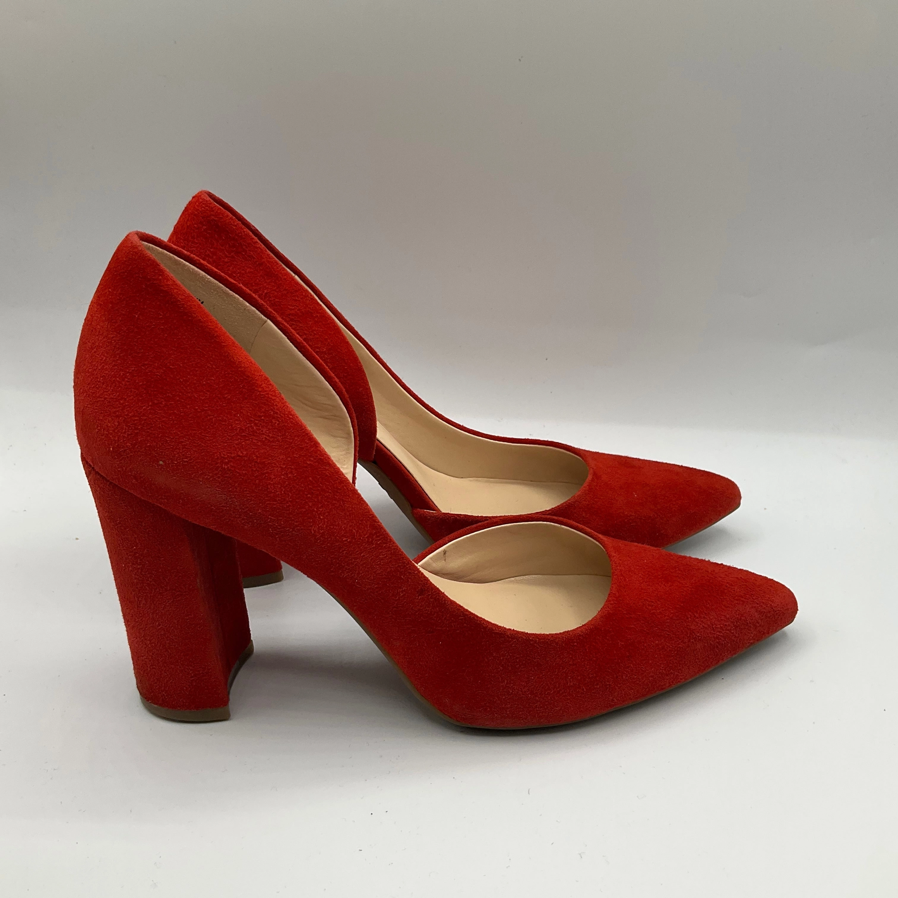 Shoes Heels Block By White House Black Market In Red, Size: 7.5