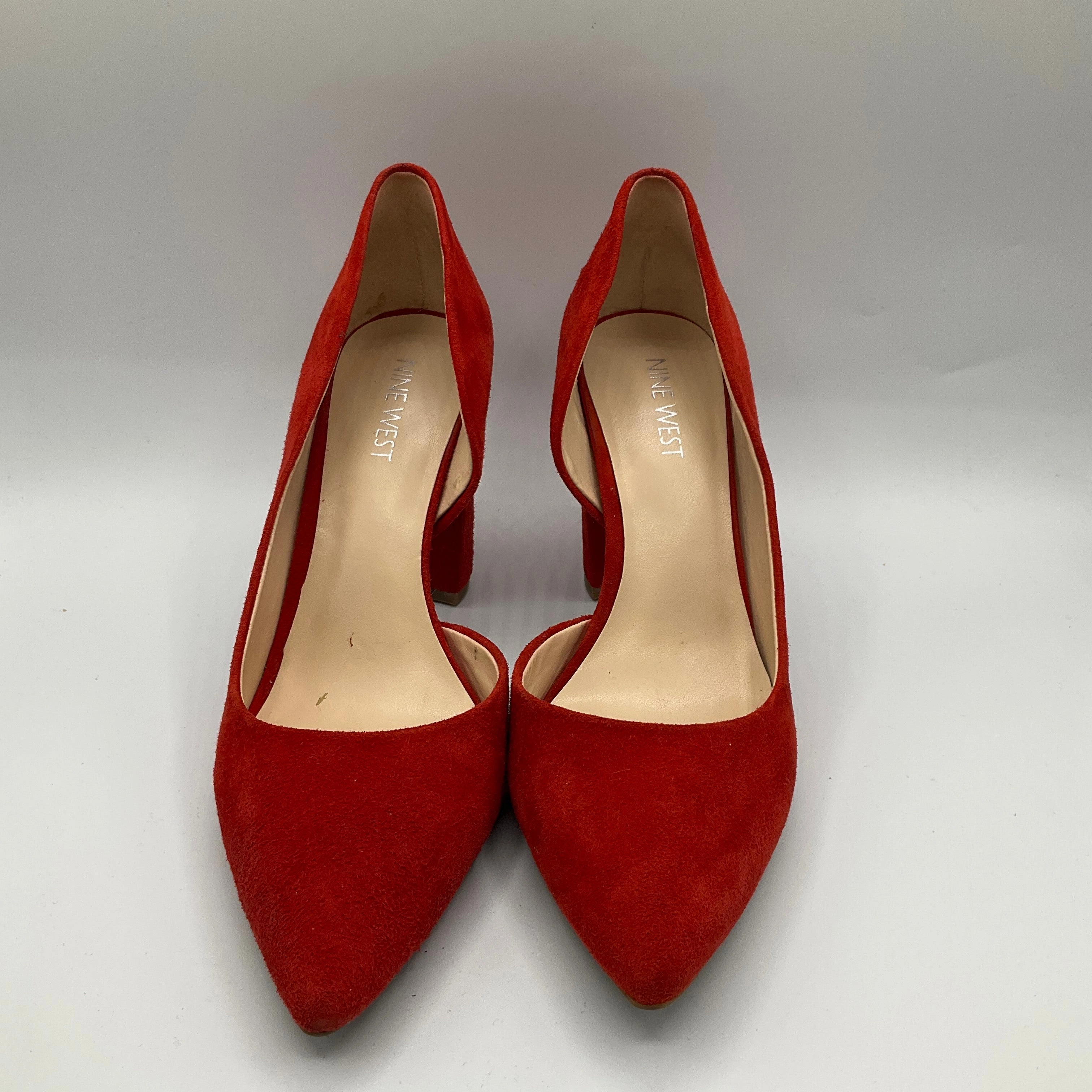 Shoes Heels Block By White House Black Market In Red, Size: 7.5