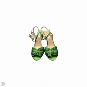 Shoes Heels Kitten By Nina In Green, Size: 8.5
