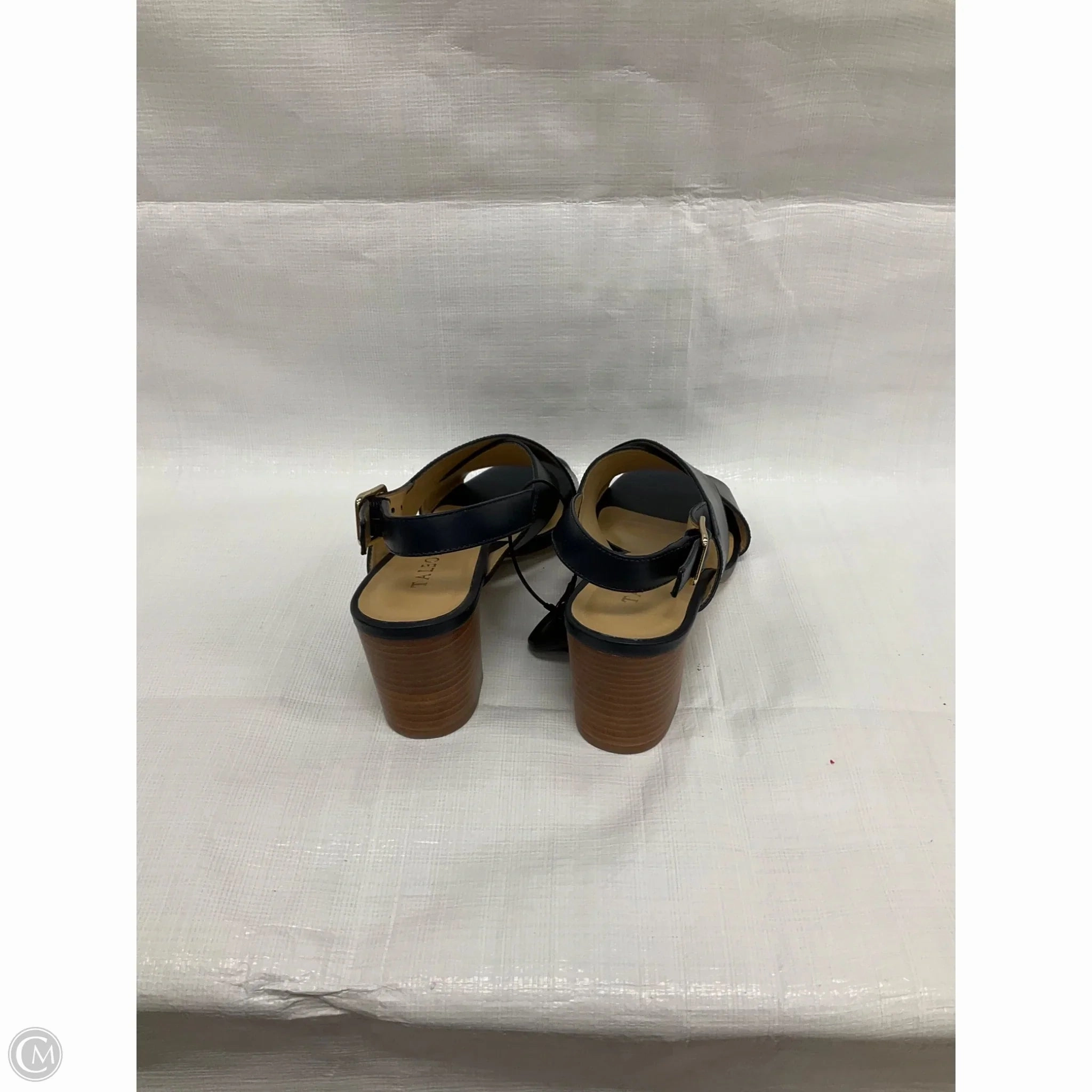 Shoes Heels Kitten By Talbots In Navy, Size: 8