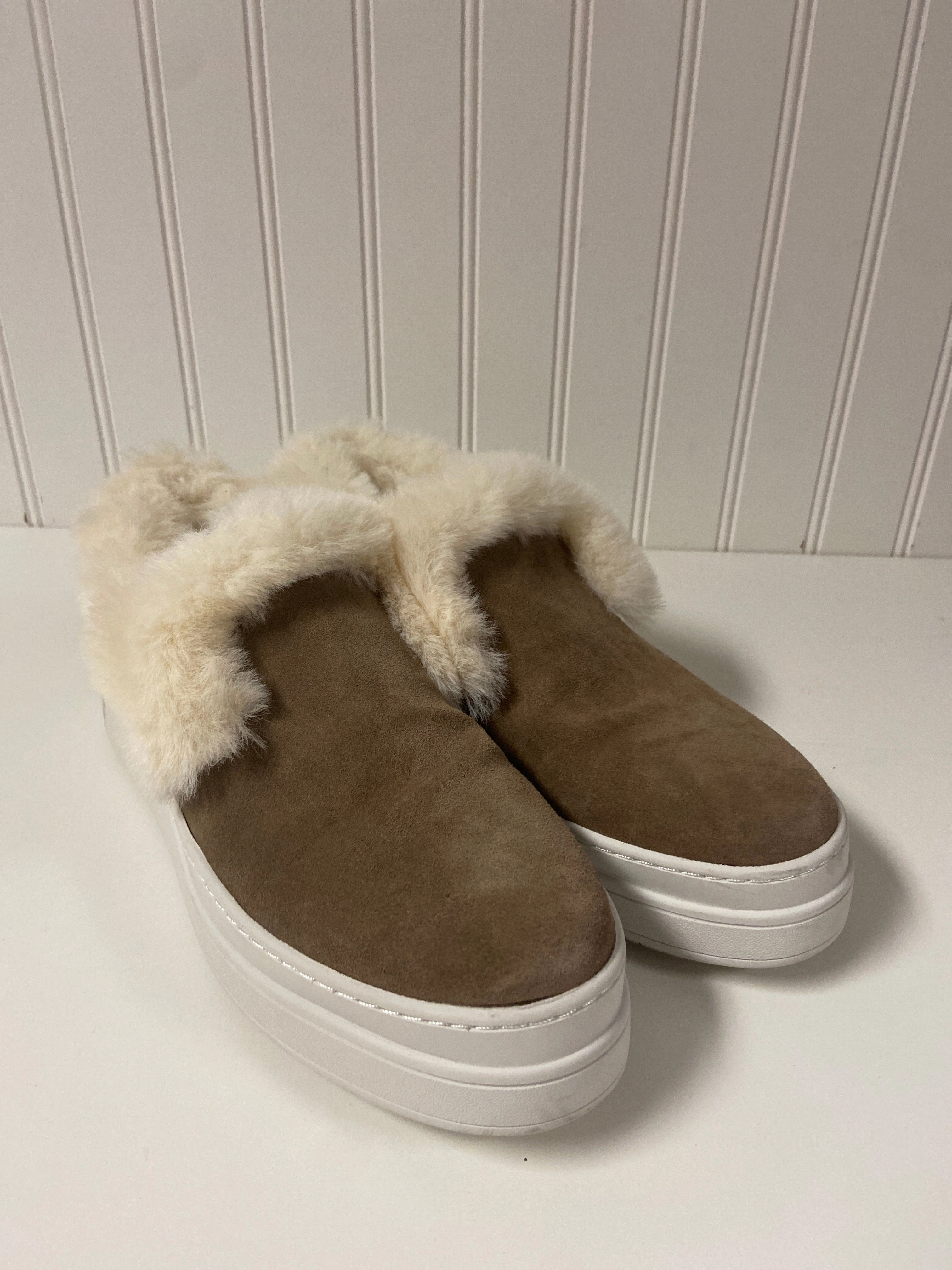 Shoes Heels Platform By J Slides In Taupe, Size: 8