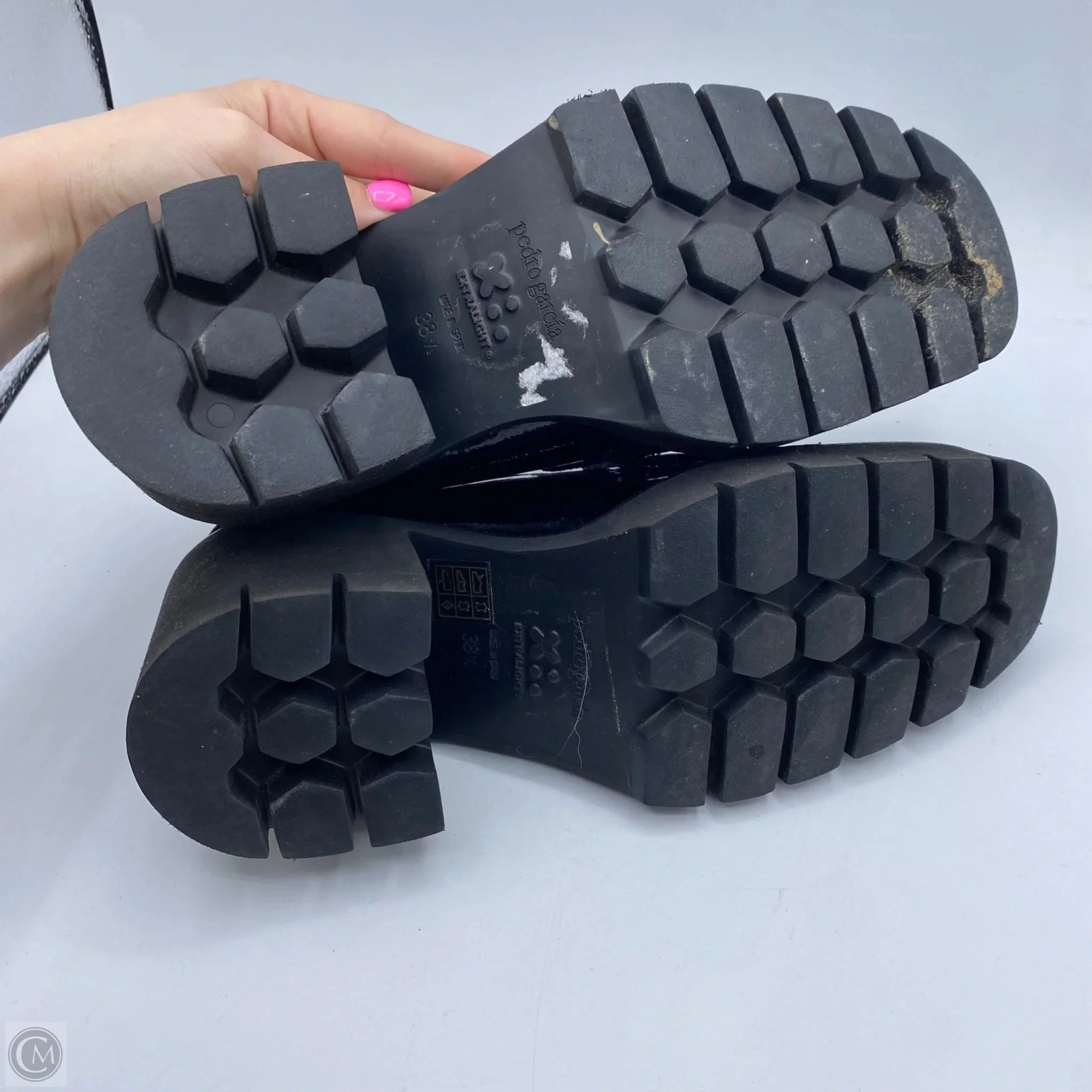 Shoes Heels Platform by Pedro Garcia In Black, Size: 8.5
