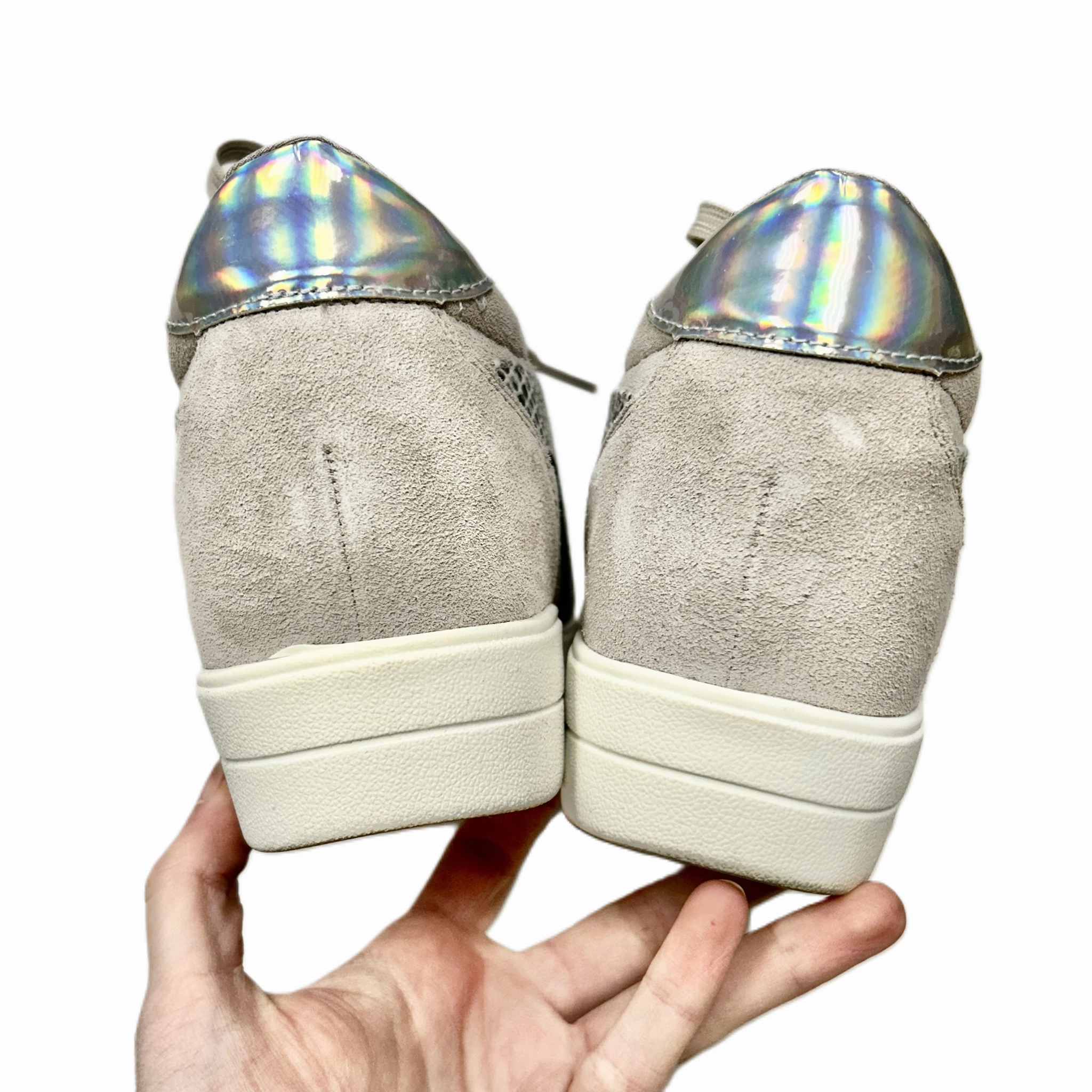 Shoes Heels Platform By Ryka In Grey, Size: 8.5