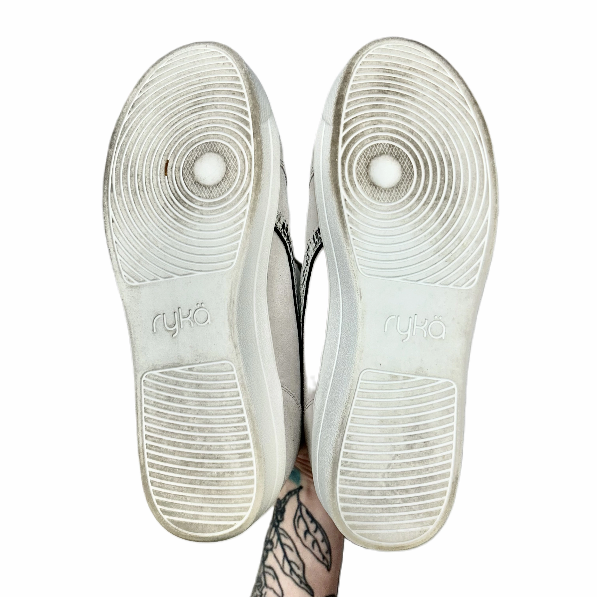 Shoes Heels Platform By Ryka In Grey, Size: 8.5