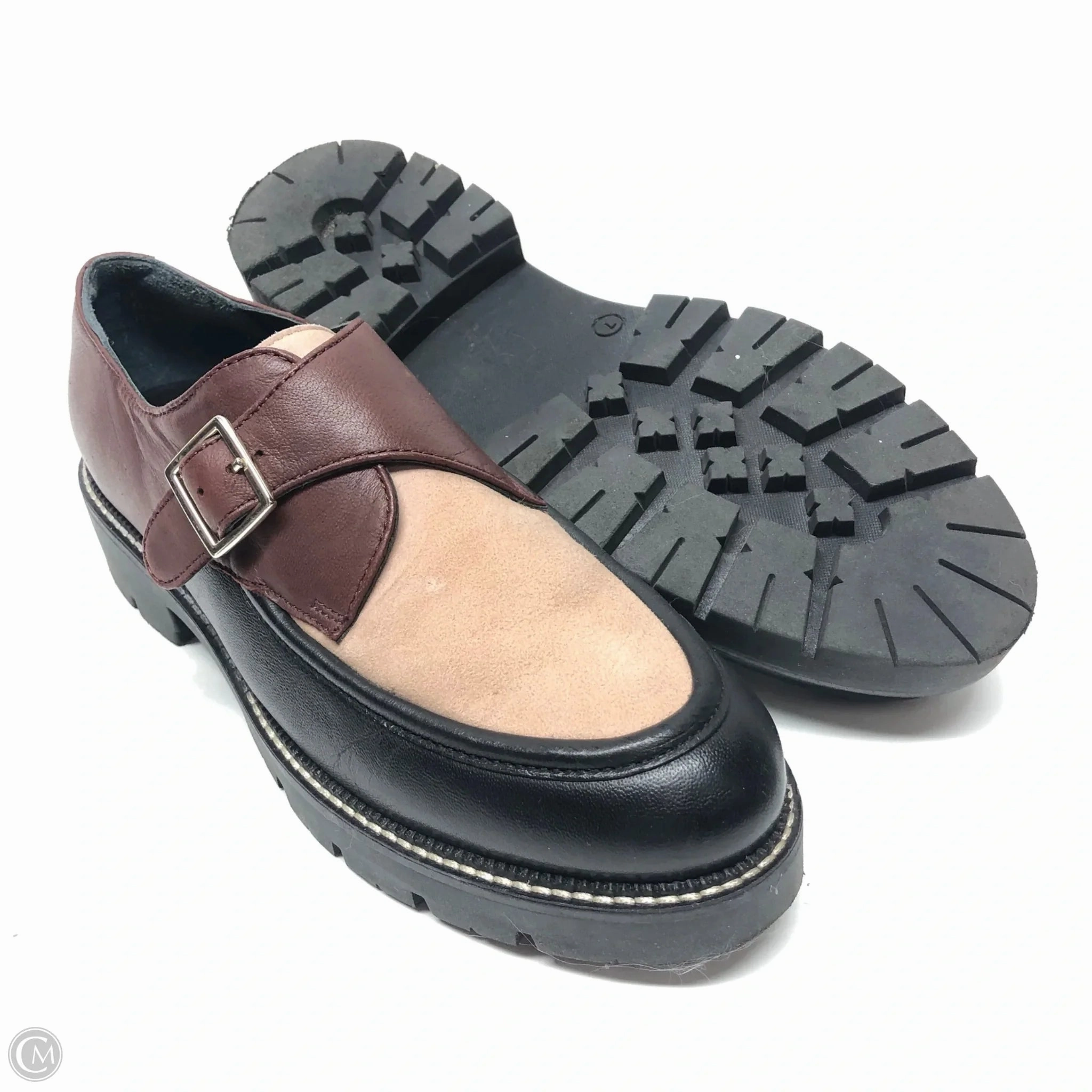 Shoes Heels Platform By Seychelles In Brown & Tan, Size: 7