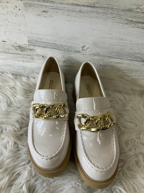 Shoes Heels Platform By Soda In White, Size: 6.5