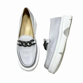 Shoes Heels Platform By Wirth In Purple & White, Size: 8.5