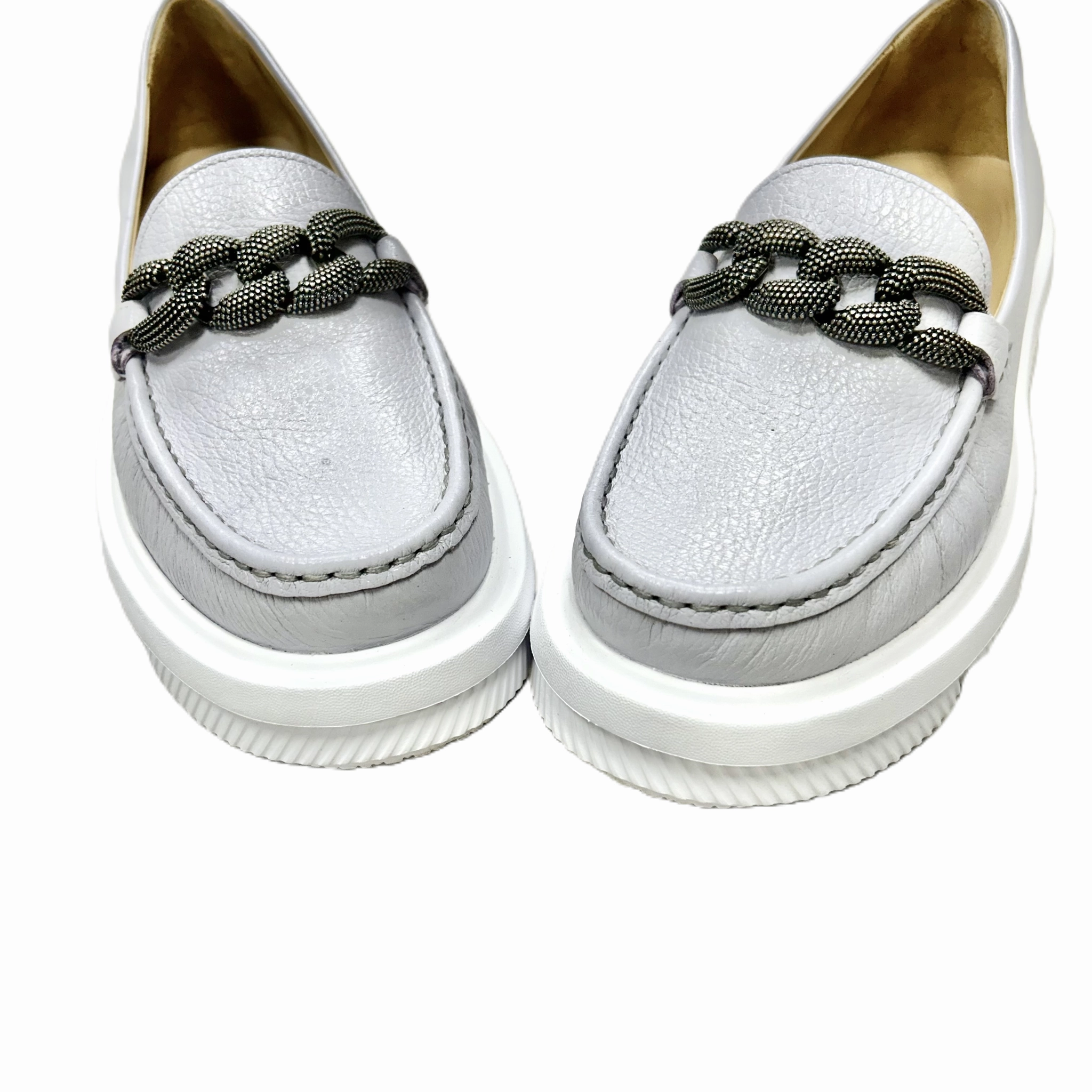 Shoes Heels Platform By Wirth In Purple & White, Size: 8.5