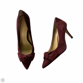 Shoes Heels Stiletto By Ann Taylor In Purple, Size: 6.5