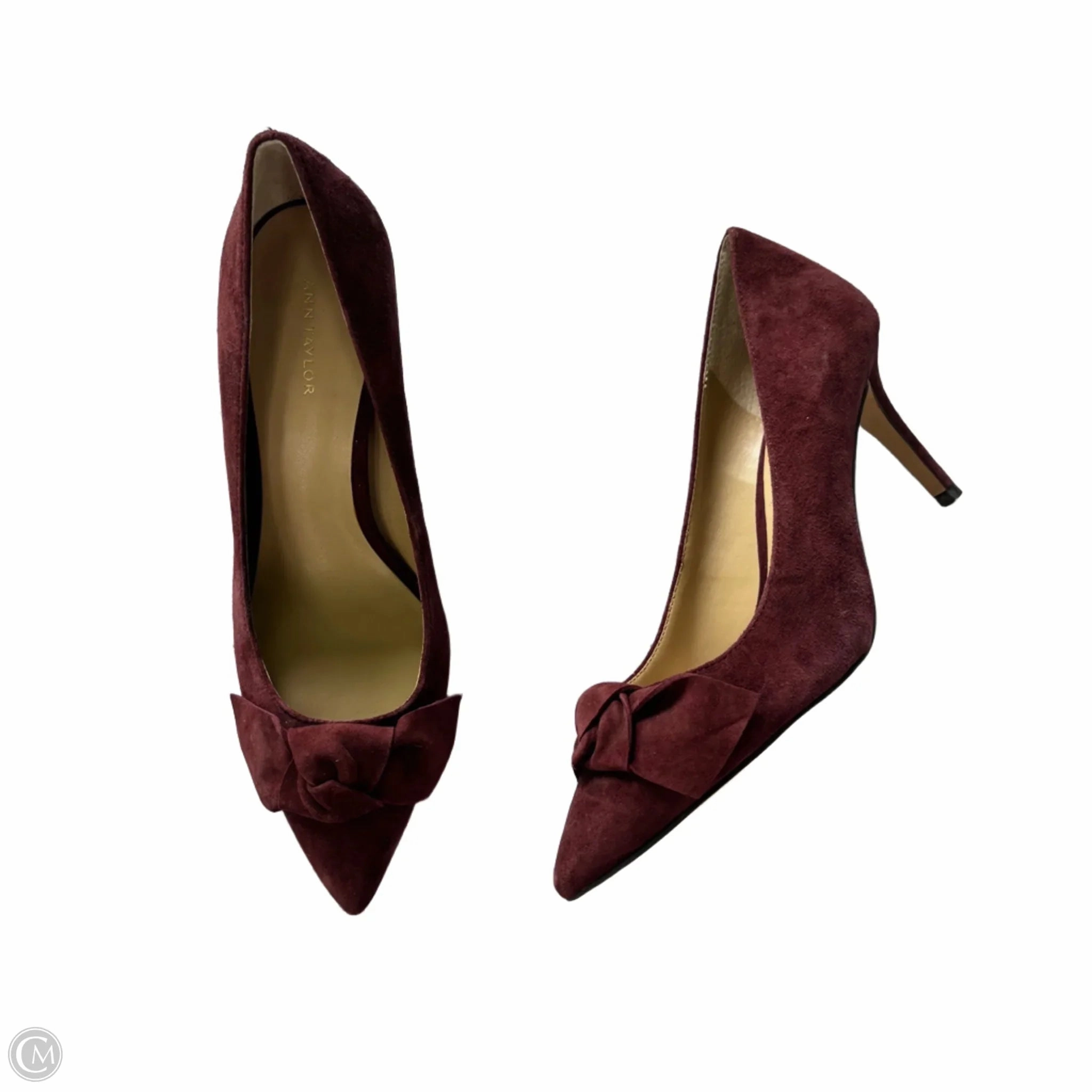 Shoes Heels Stiletto By Ann Taylor In Purple, Size: 6.5