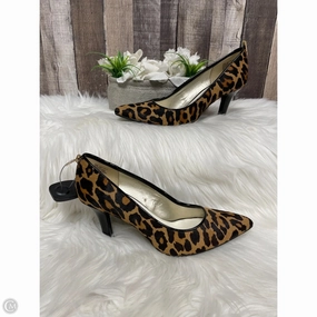 Shoes Heels Stiletto By Anne Klein In Animal Print, Size: 10