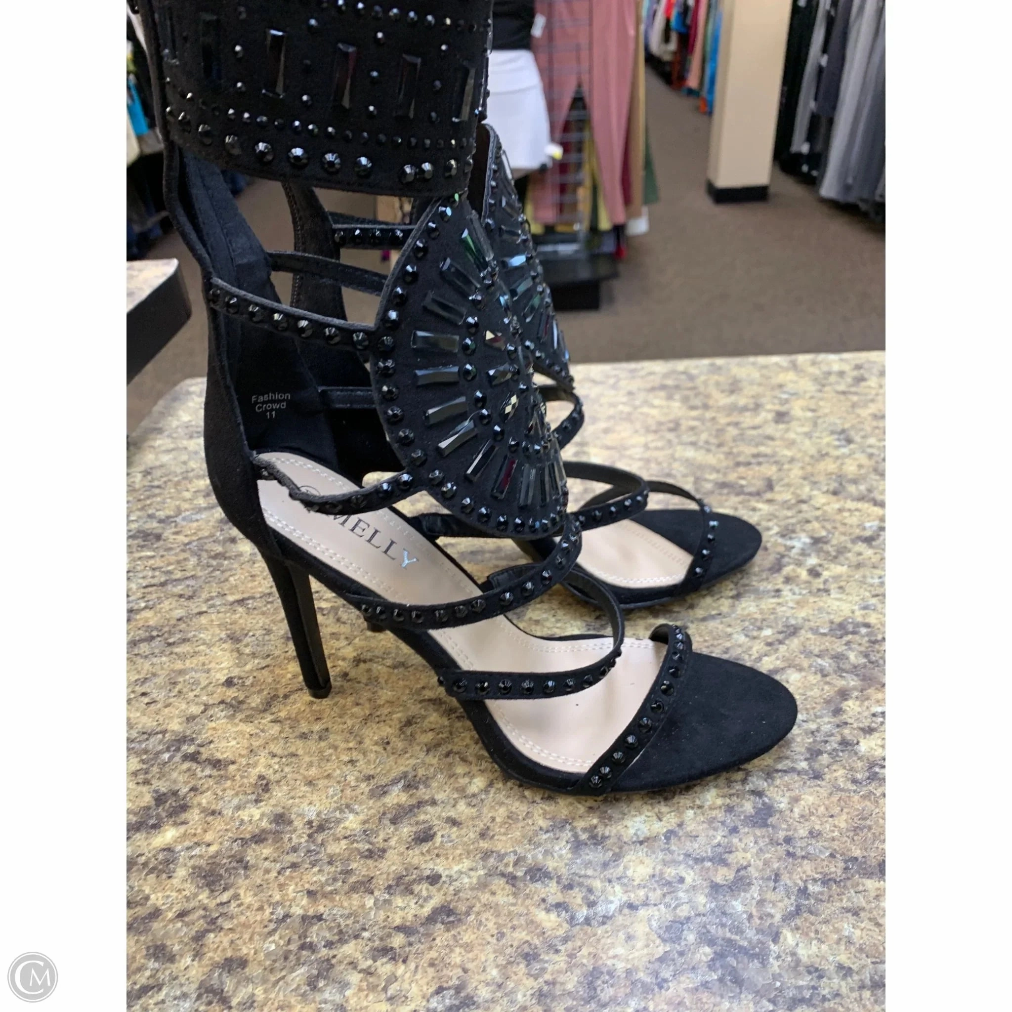 Shoes Heels Stiletto By Clothes Mentor In Black, Size: 11