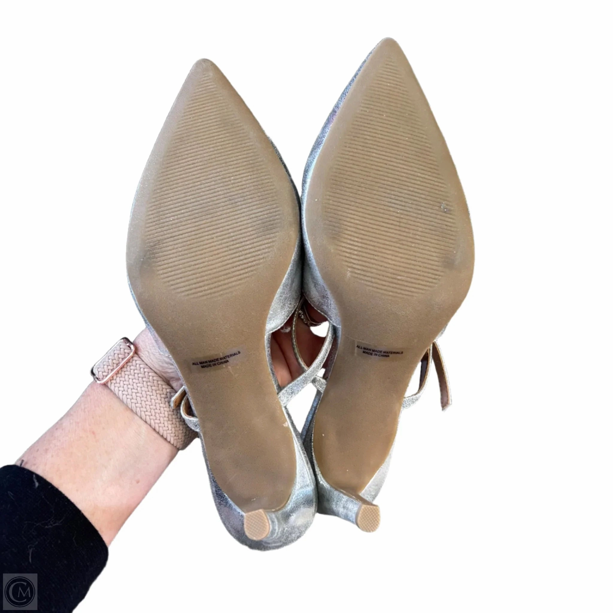 Shoes Heels Stiletto By Dolce Vita In Silver, Size: 8